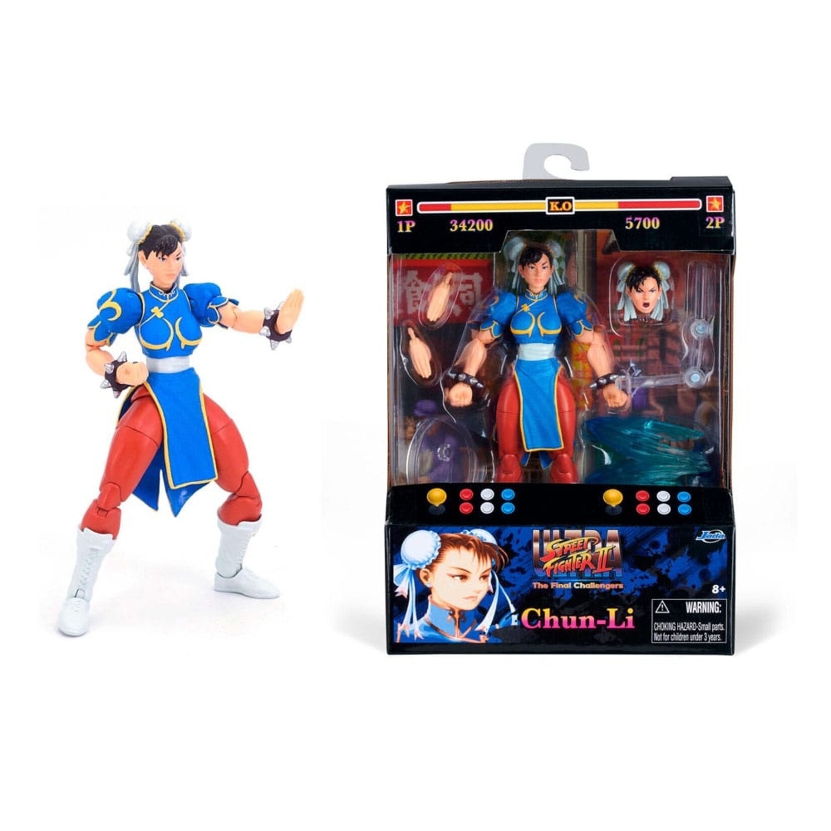 Jada Jada Ultra Street Fighter II Action Figure Chun-Li 15 cm