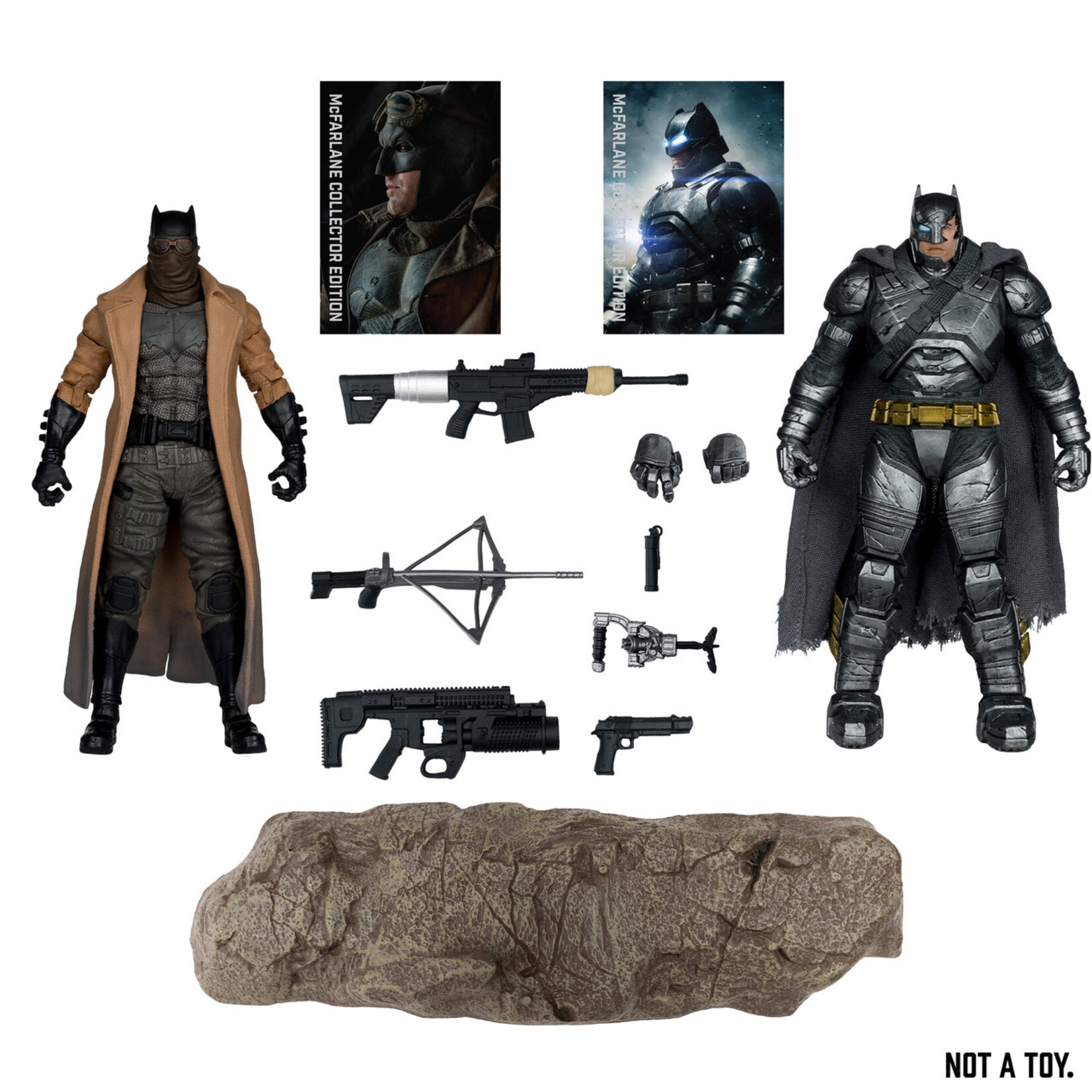 McFarlane Toys McFarlane Collector Edition DC Comics Batman Action Figure Batman Knightmare & Armor Suit (Gold Label) 2-Pack