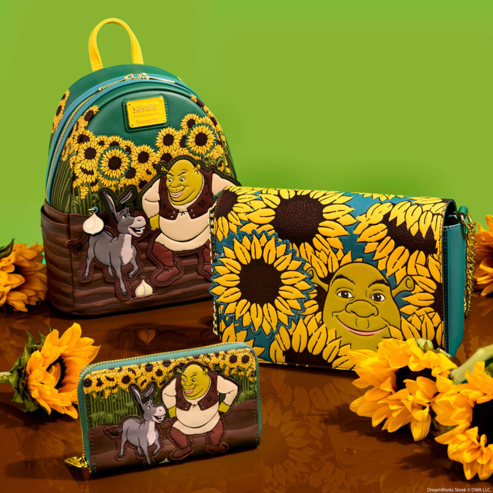 Loungefly Loungefly Shrek Wallet Sunflower Field 15 cm