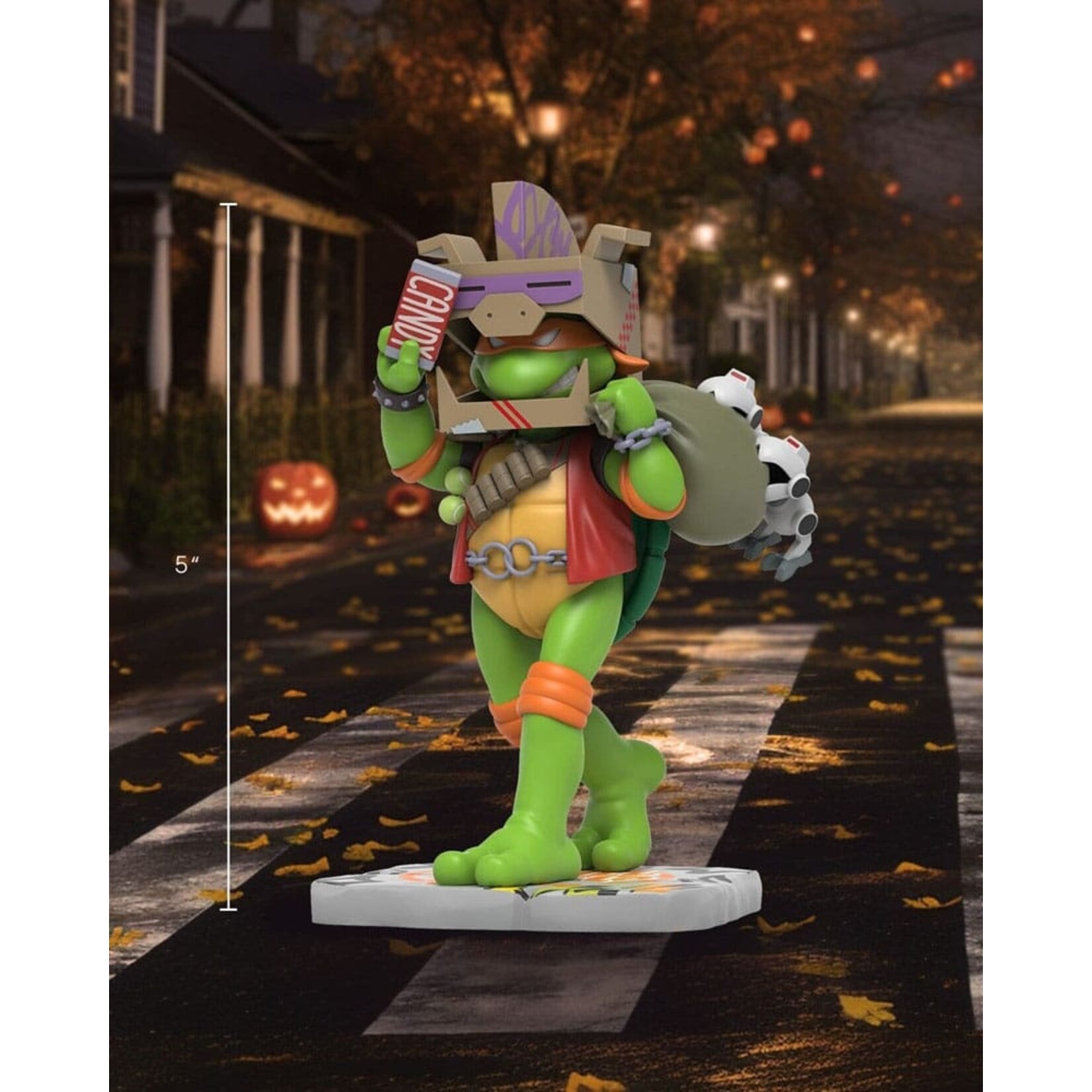 Mighty Jaxx Mighty Jaxx TMNT Action Figure Remixx Michelangelo Cowa-BOO-nga! Edition 15 cm
