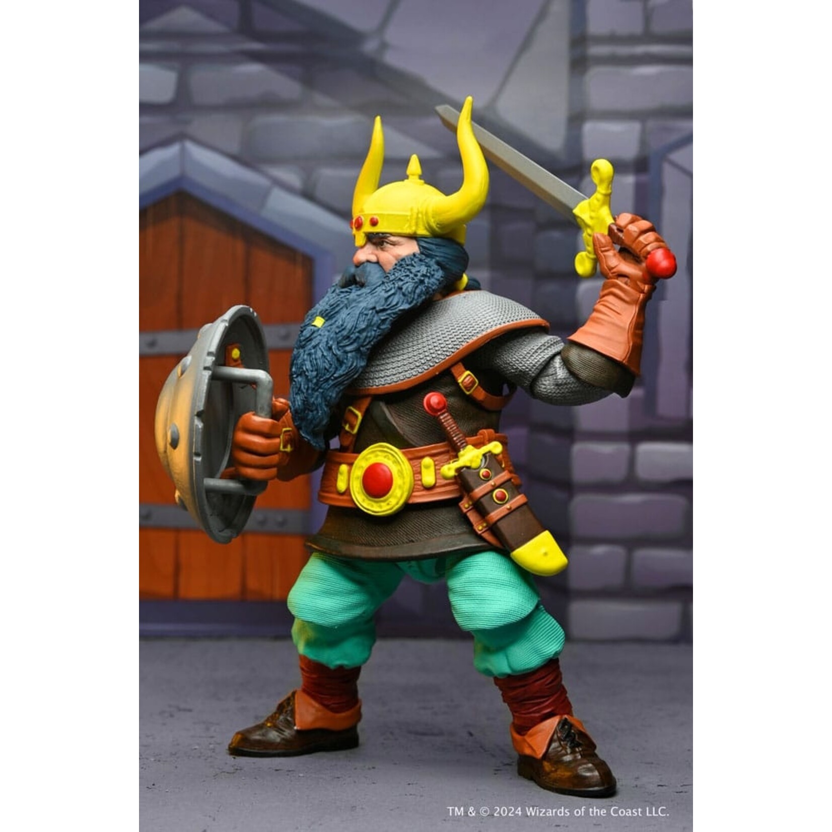 NECA NECA Dungeons & Dragons Scale Action Figure Elkhorn the Good Dwarf 18 cm