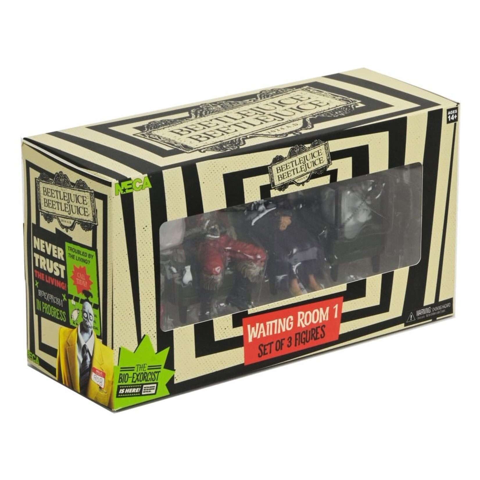 NECA NECA Beetlejuice Beetlejuice Action Figures Waiting Room 1 4-Pack
