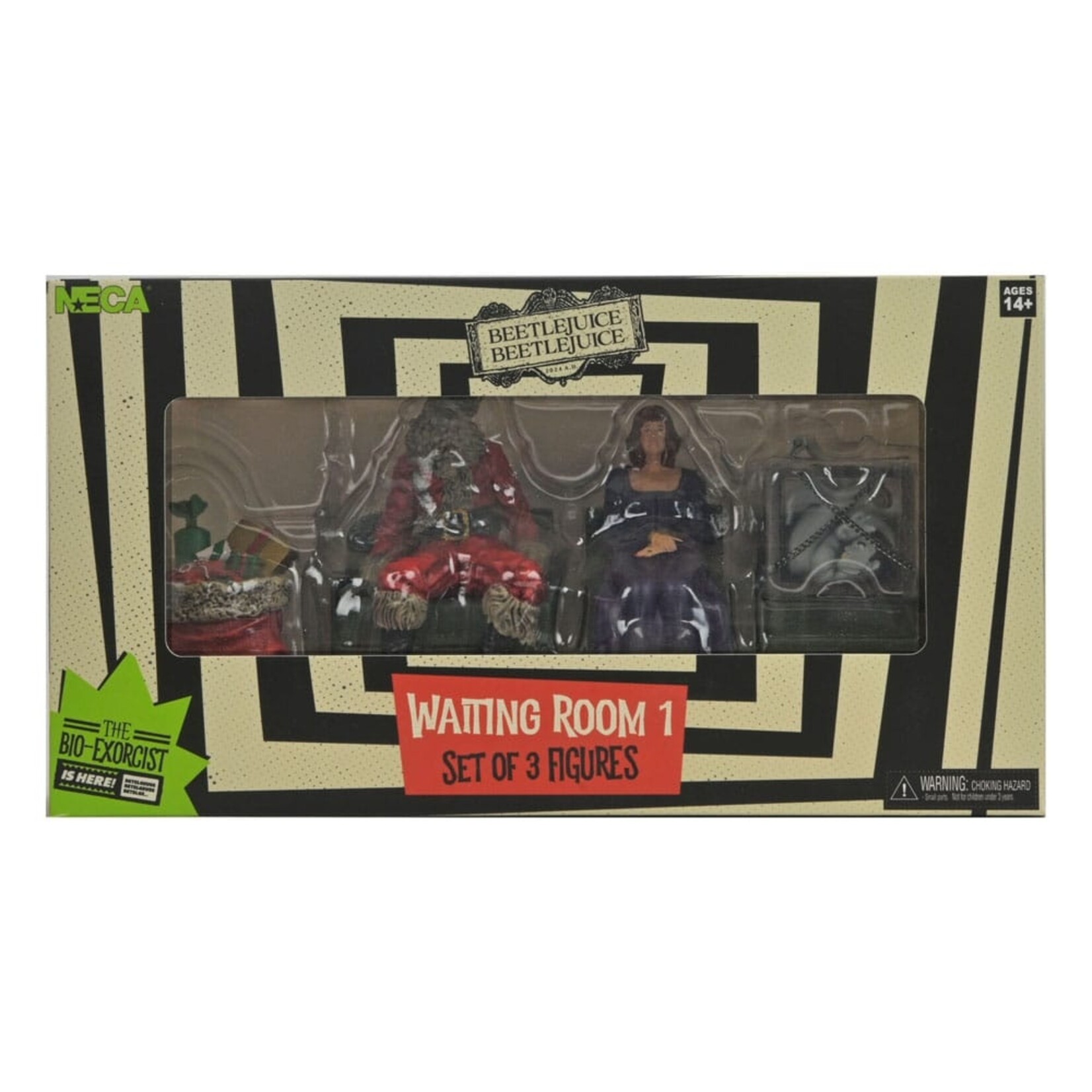 NECA NECA Beetlejuice Beetlejuice Action Figures Waiting Room 1 4-Pack