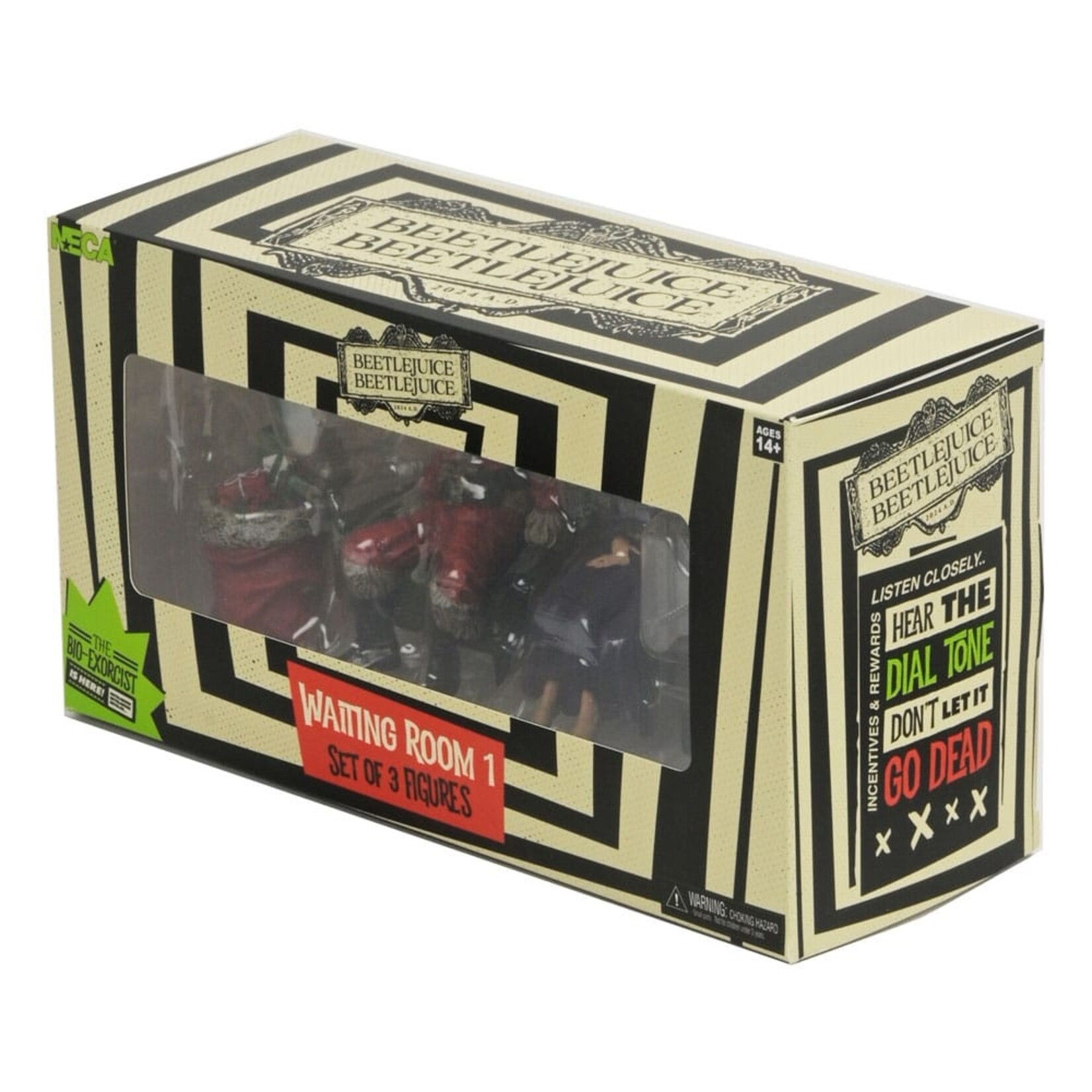 NECA NECA Beetlejuice Beetlejuice Action Figures Waiting Room 1 4-Pack