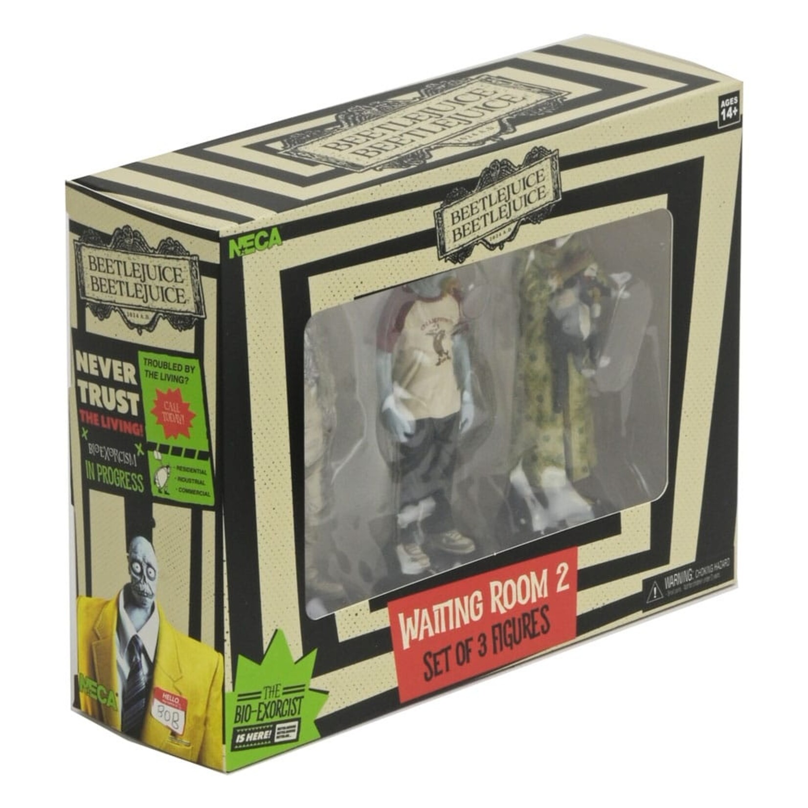 NECA NECA Beetlejuice Beetlejuice Action Figures Waiting Room 2 3-Pack