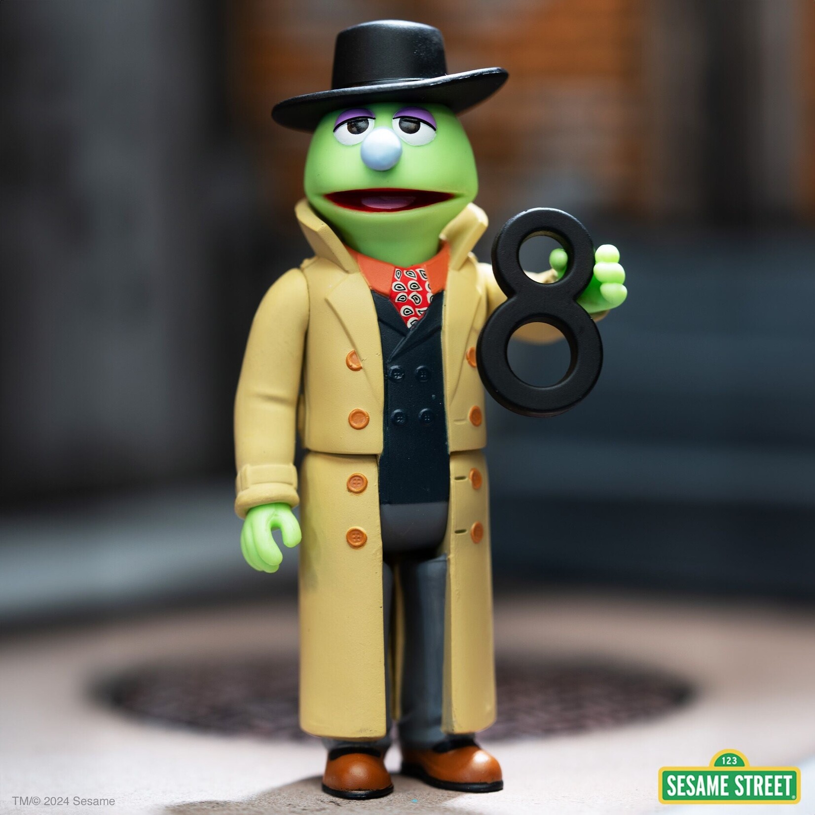 Super7 Super7 Sesame Street ReAction Action Figure Lefty the Salesman 10 cm