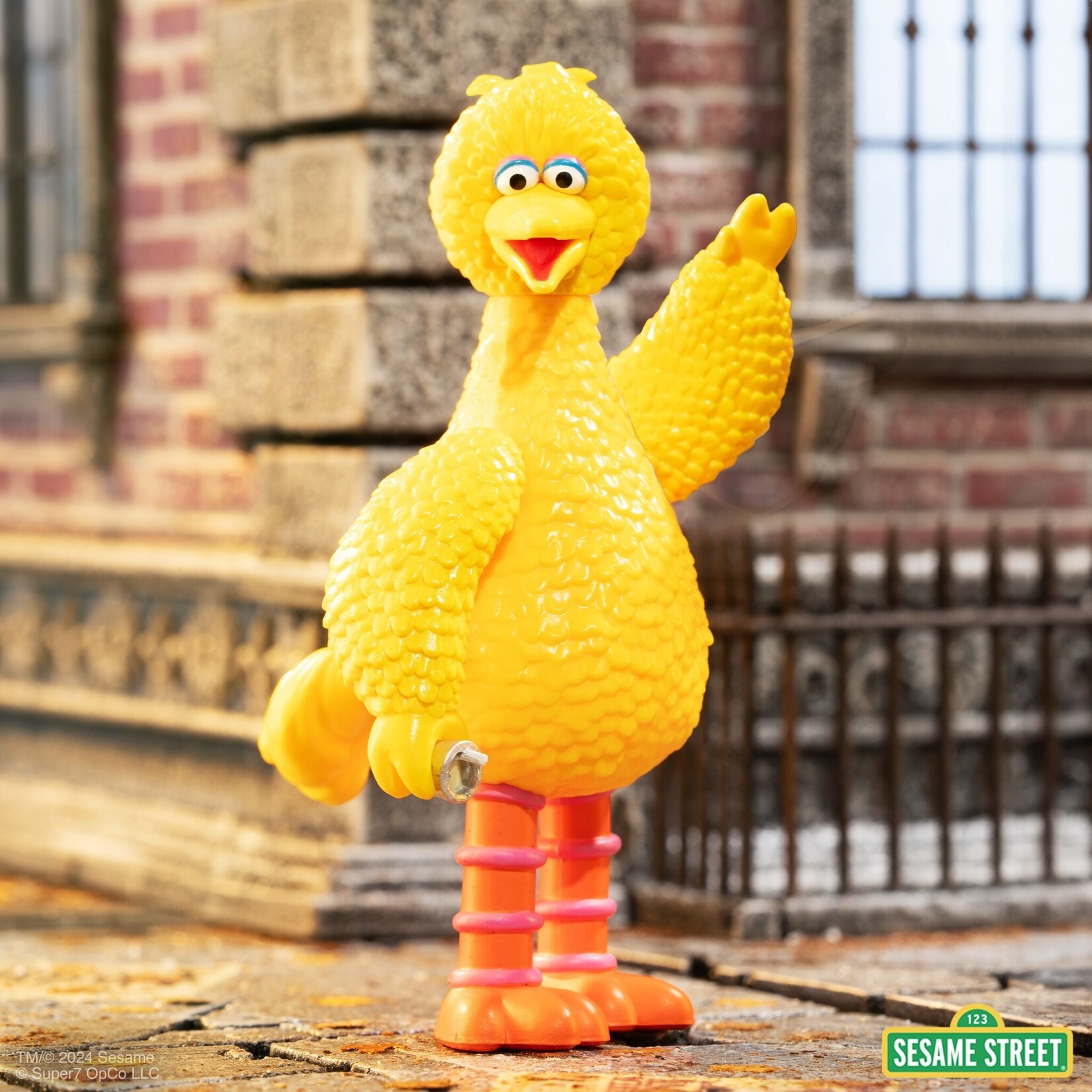 Super7 Super7 Sesame Street ReAction Action Figure Big Bird 10 cm