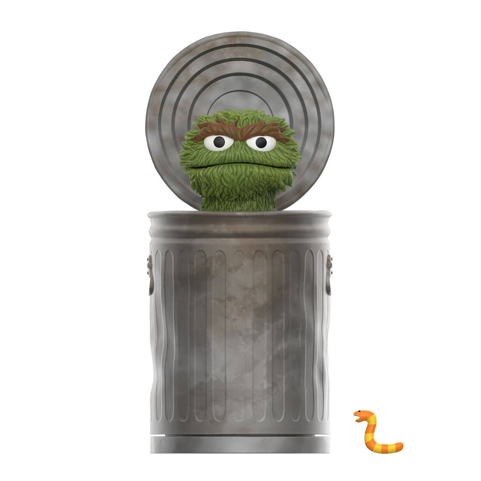 Super7 Super7 Sesame Street ReAction Action Figure Oscar the Grouch 10 cm