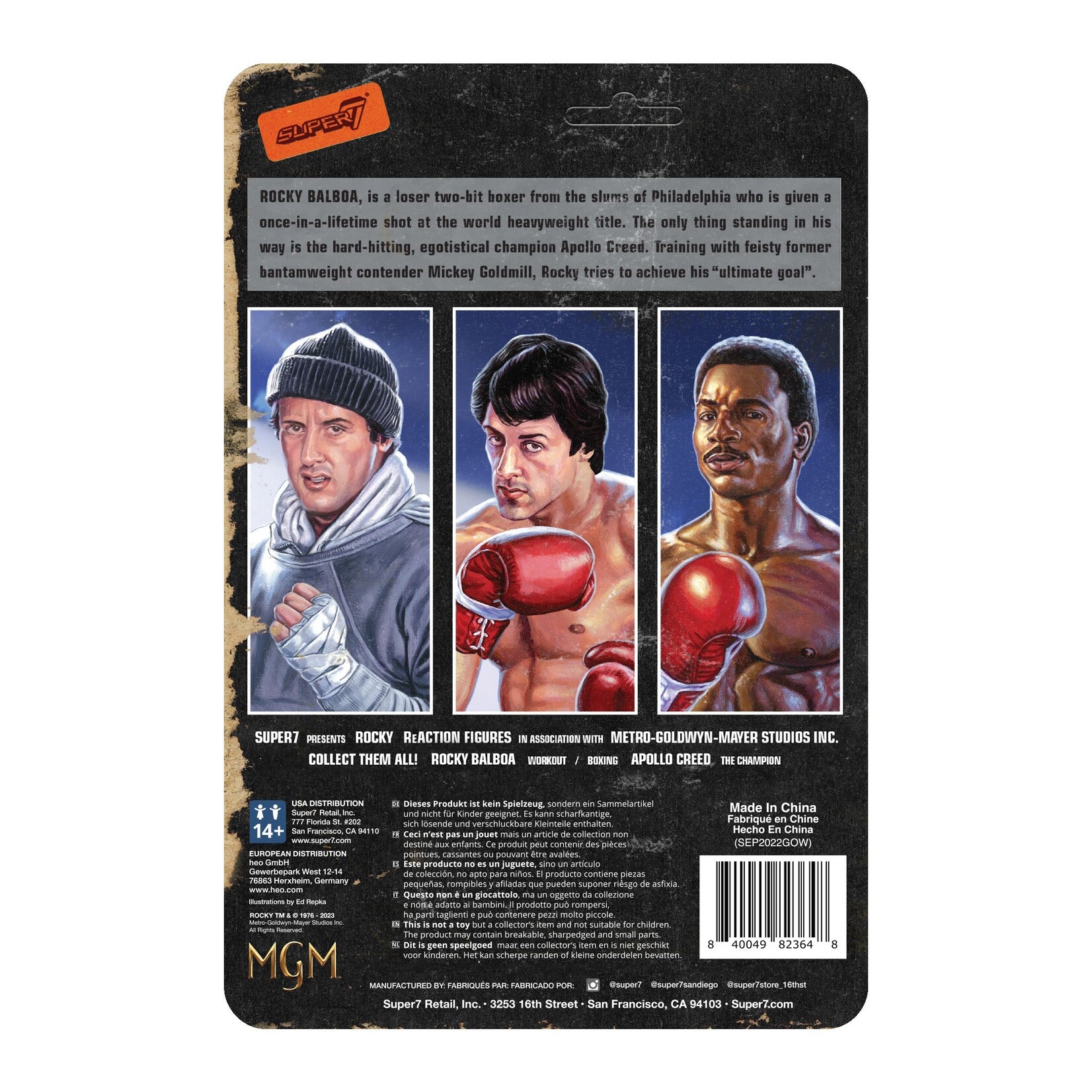 Super7 Super7 Rocky ReAction Action Figure Workout 10 cm