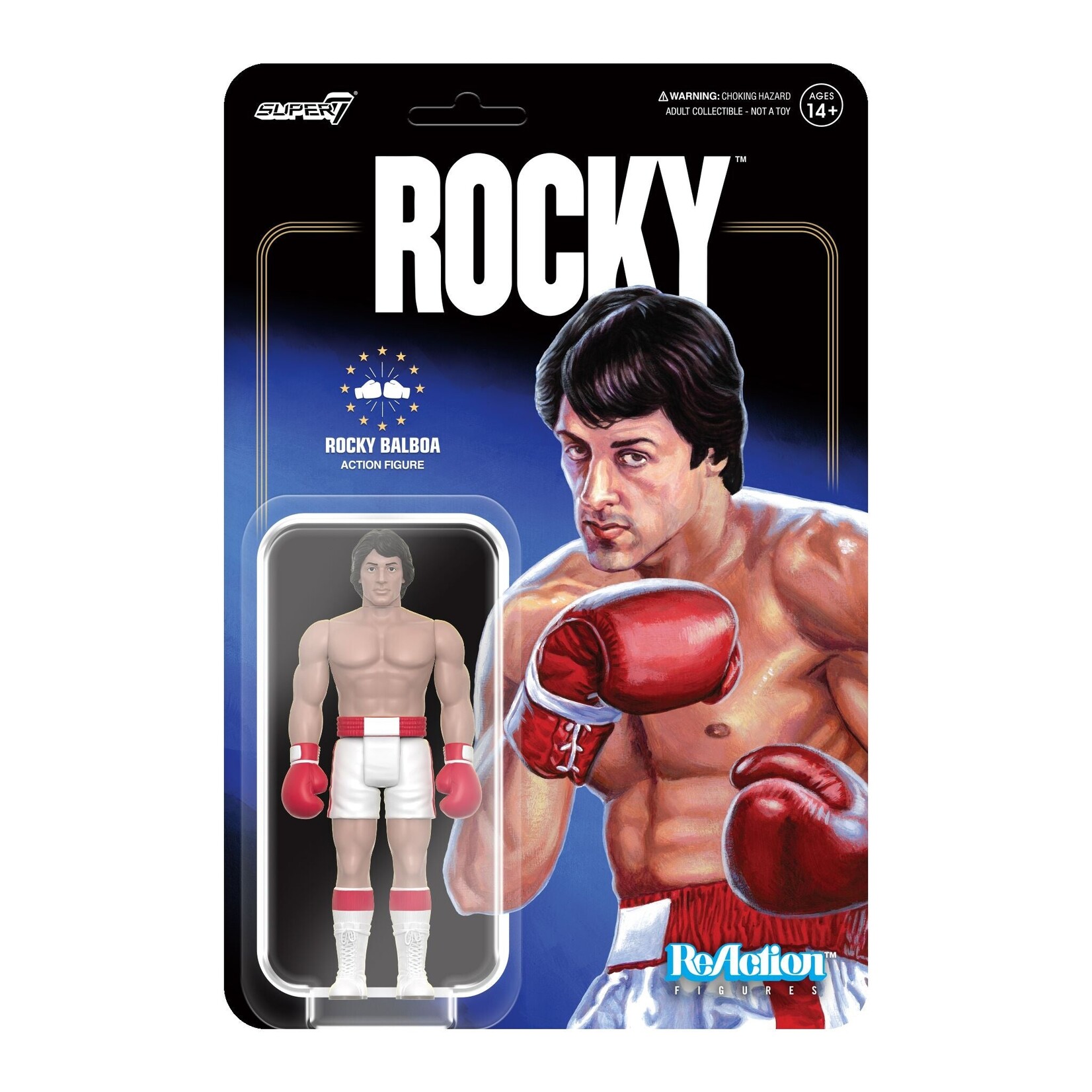 Super7 Super7 Rocky ReAction Action Figure Boxing 10 cm