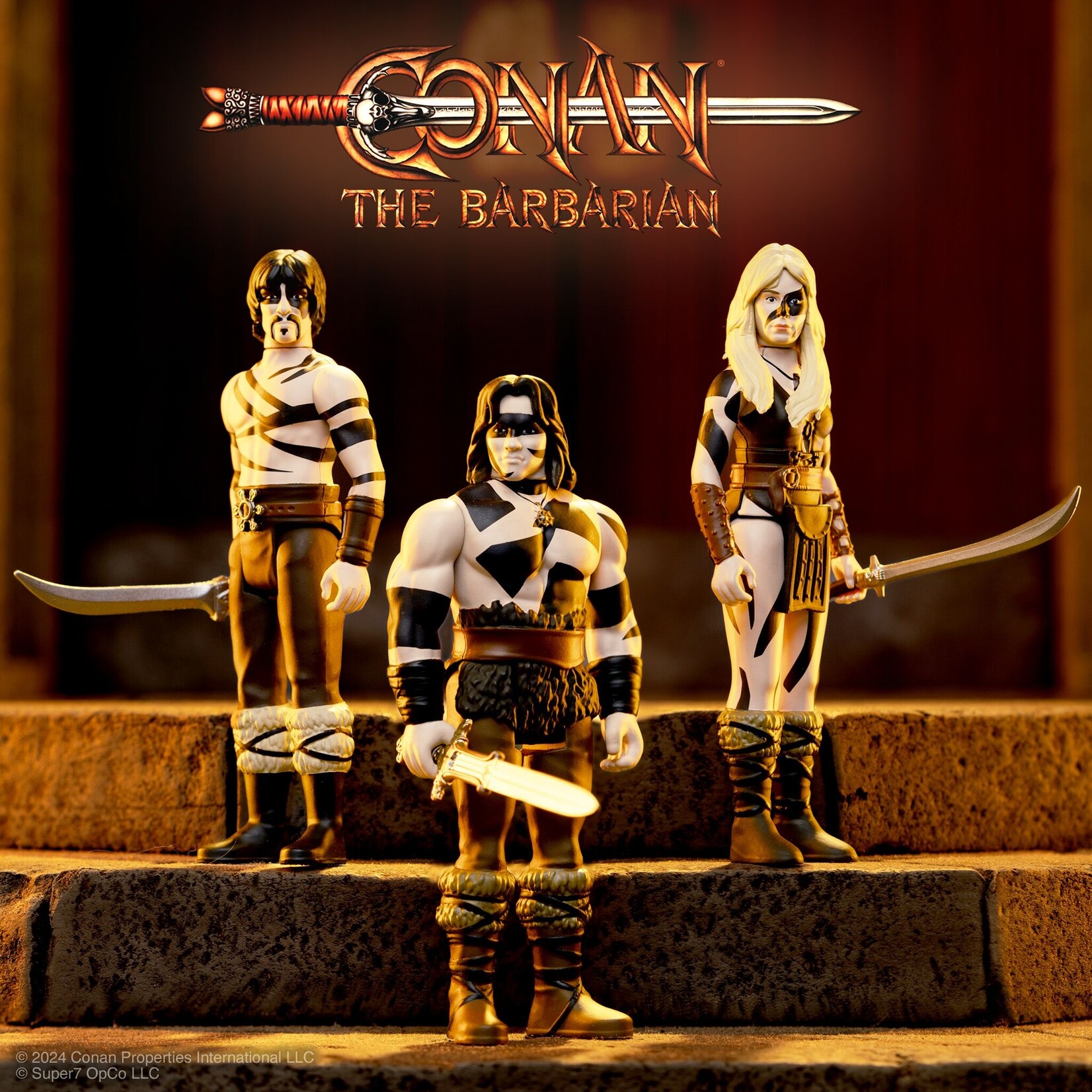 Super7 Super7 Conan the Barbarian ReAction Action Figure Conan (War Paint) 10 cm