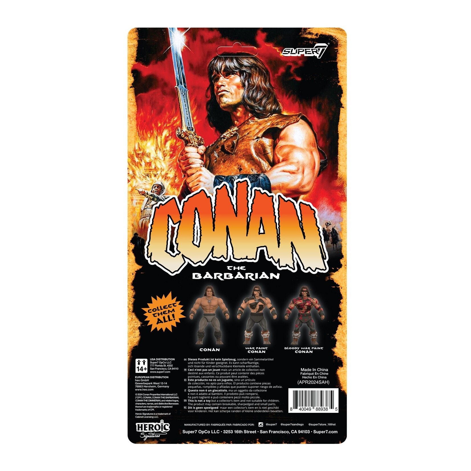 Super7 Super7 Conan the Barbarian Action Figure Conan (War Paint) 14 cm