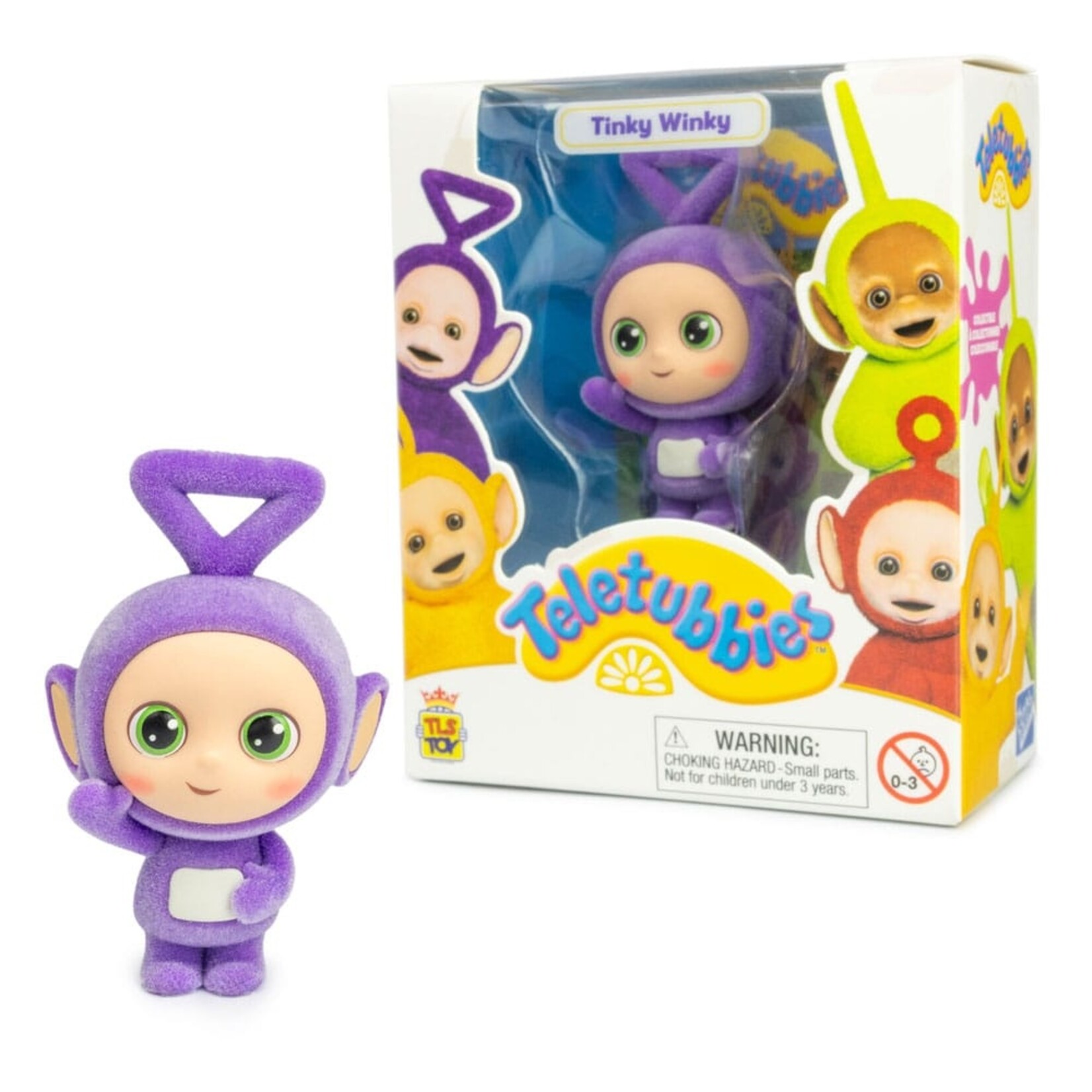 The Loyal Subjects The Loyal Subjects Teletubbies Cheebee Flocked Mini figure Tinky Winky 6 cm