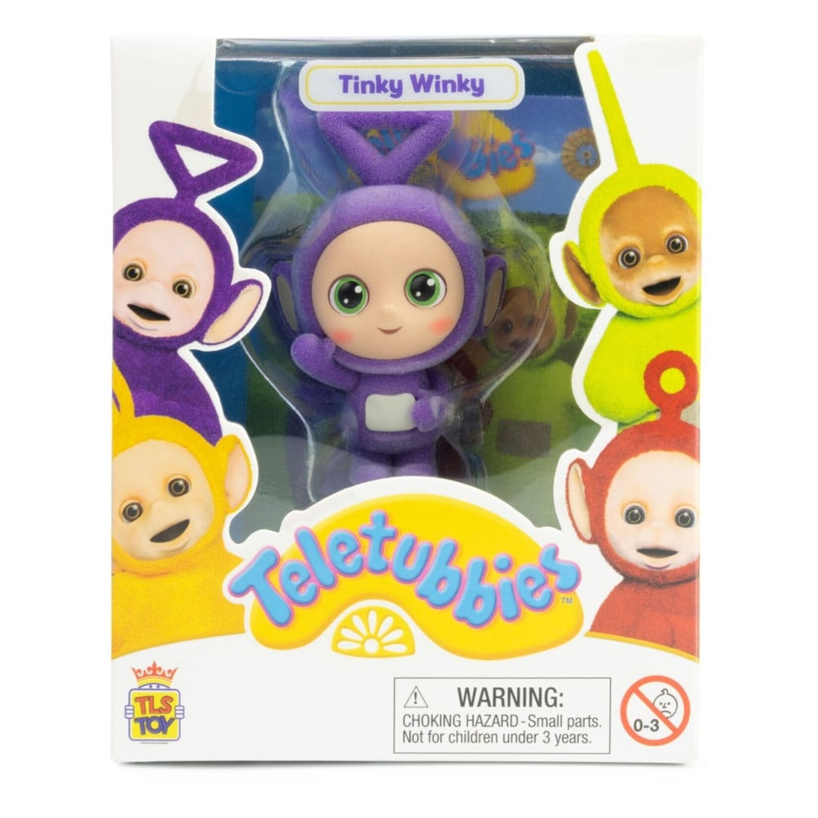 The Loyal Subjects The Loyal Subjects Teletubbies Cheebee Flocked Mini figure Tinky Winky 6 cm