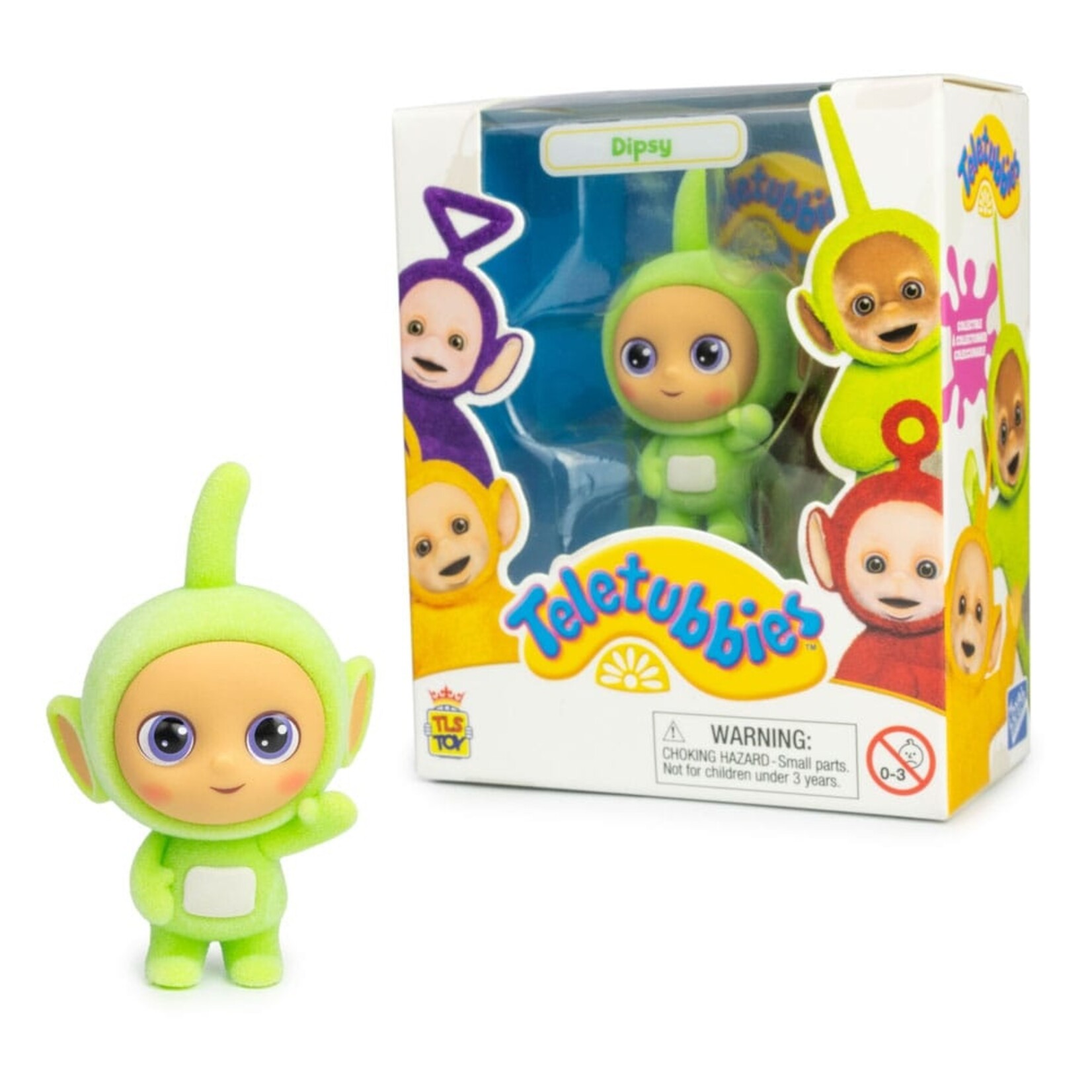 The Loyal Subjects The Loyal Subjects Teletubbies Cheebee Flocked Mini figure Dipsy 6 cm