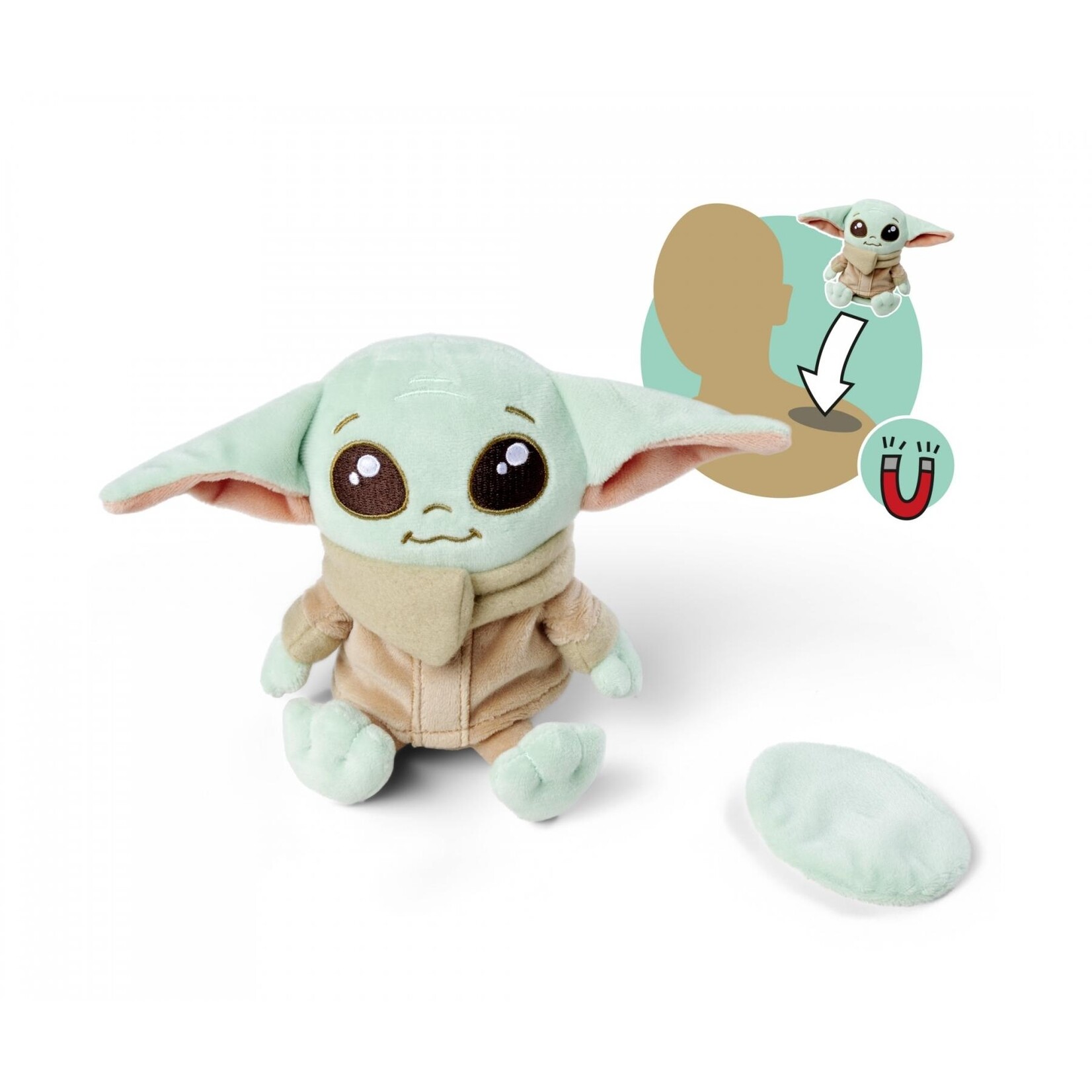 Simba Toys Simba Toys Star Wars The Mandalorian Plush Shoulder Squad Grogu 12 cm