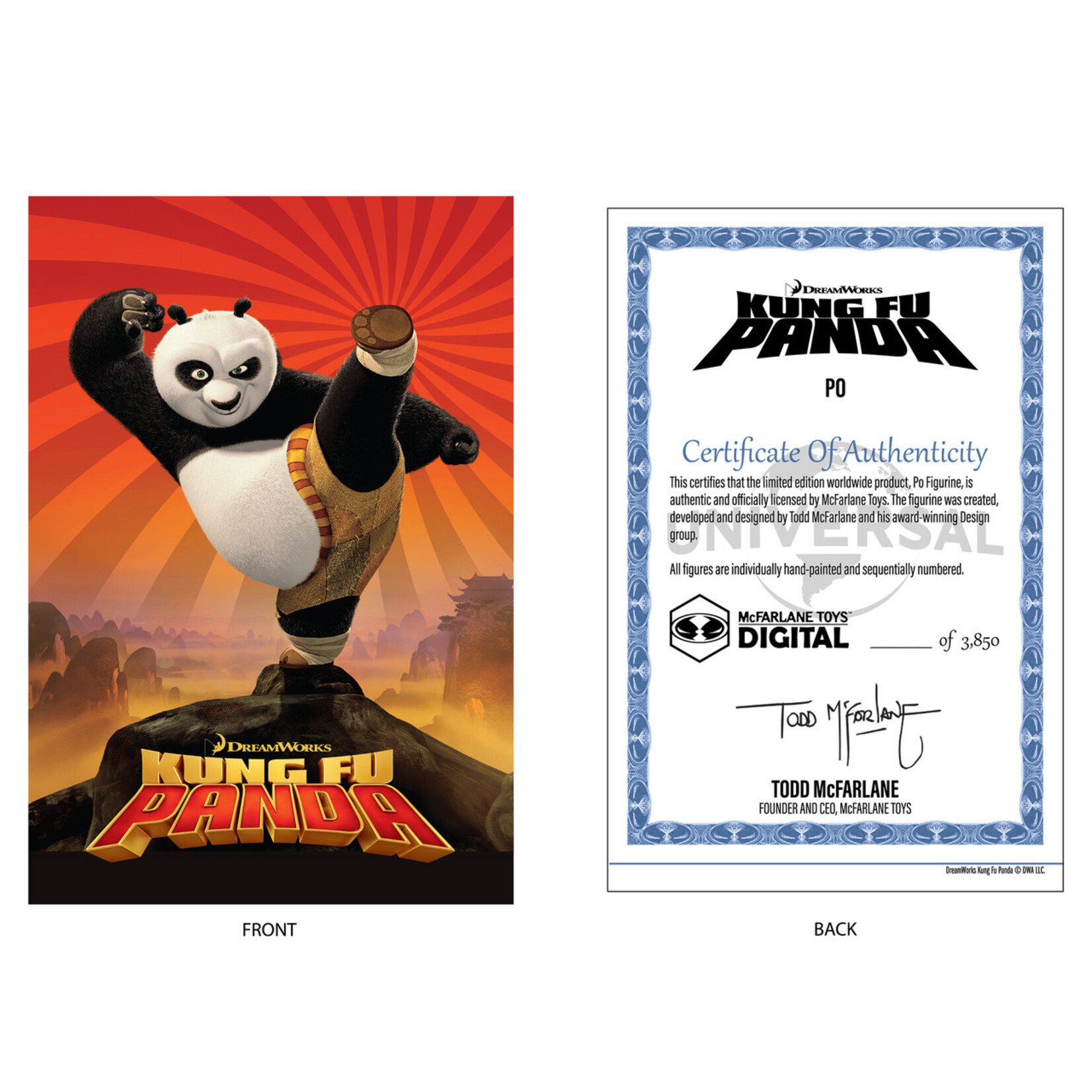 McFarlane Toys McFarlane Toys Kung Fu Panda Movie Maniacs PVC Statue Po 17 cm