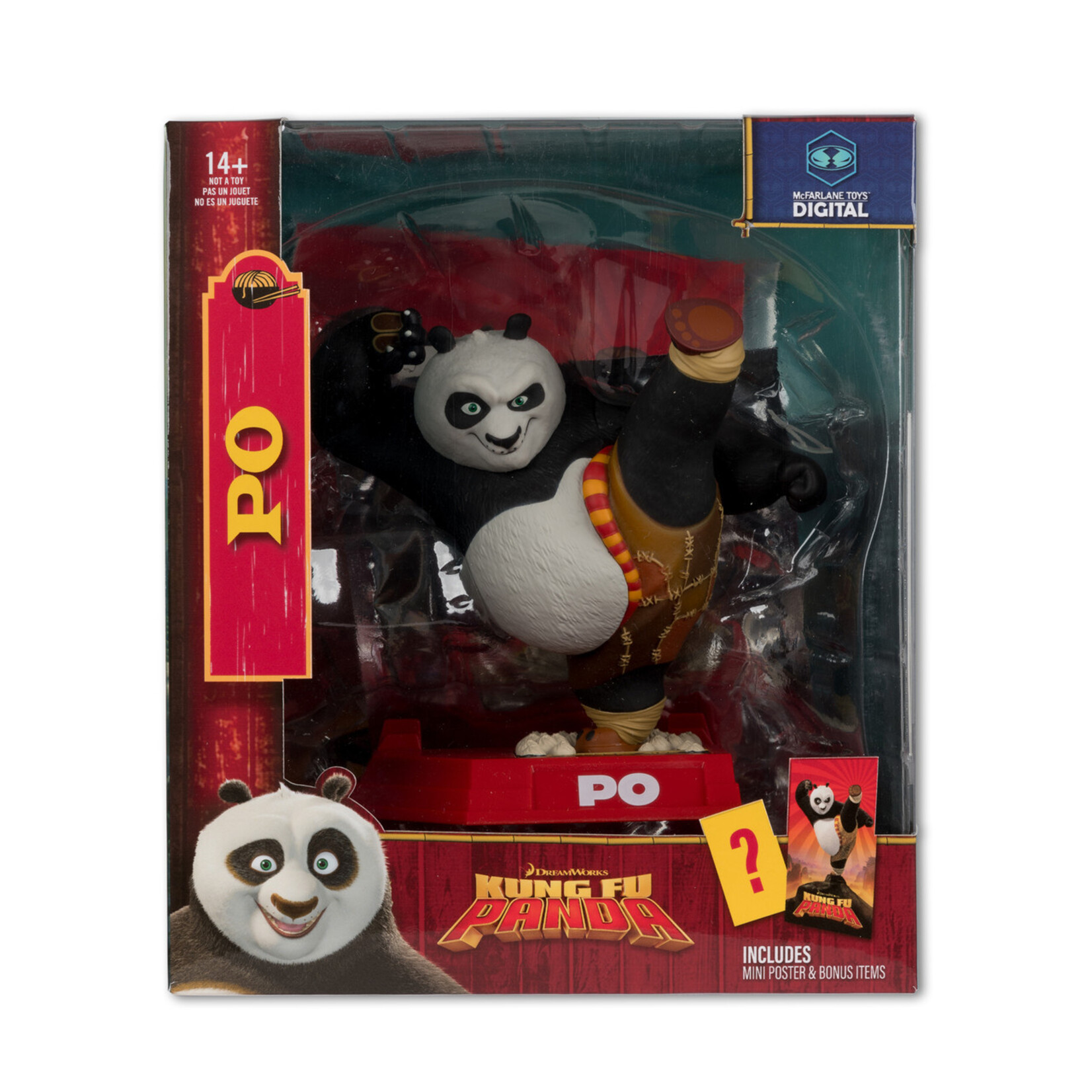 McFarlane Toys McFarlane Toys Kung Fu Panda Movie Maniacs PVC Statue Po 17 cm