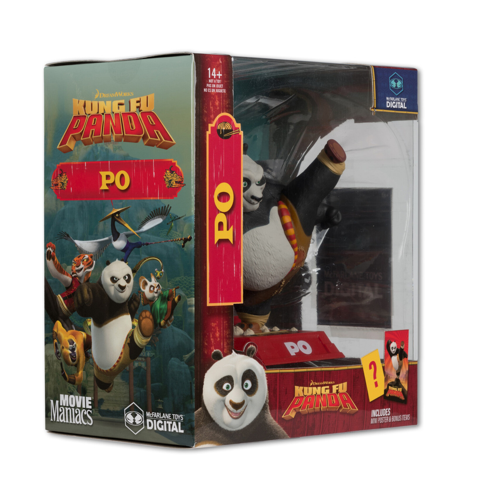 McFarlane Toys McFarlane Toys Kung Fu Panda Movie Maniacs PVC Statue Po 17 cm