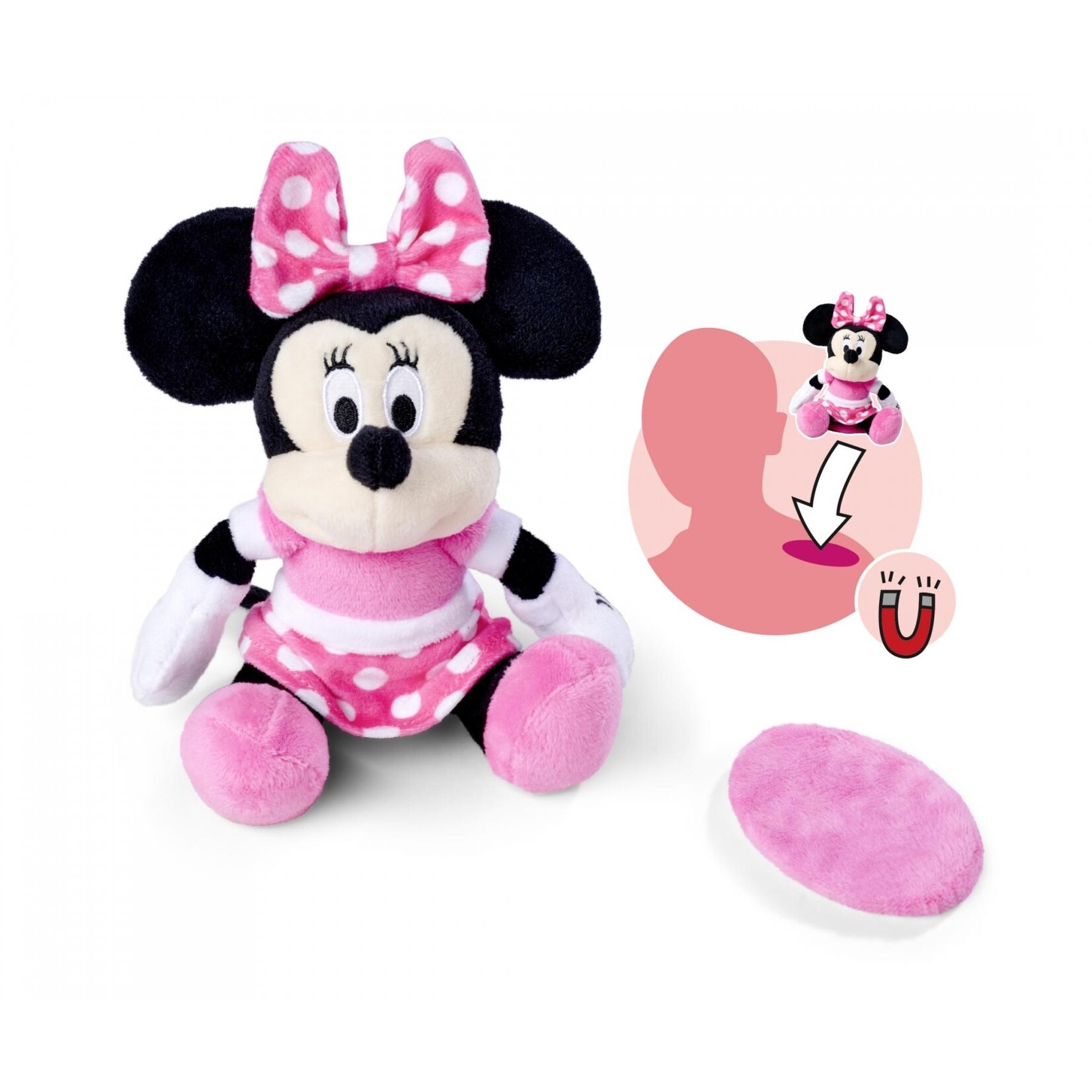 Simba Toys Simba Toys Disney Plush Shoulder Squad Minnie Mouse 12 cm