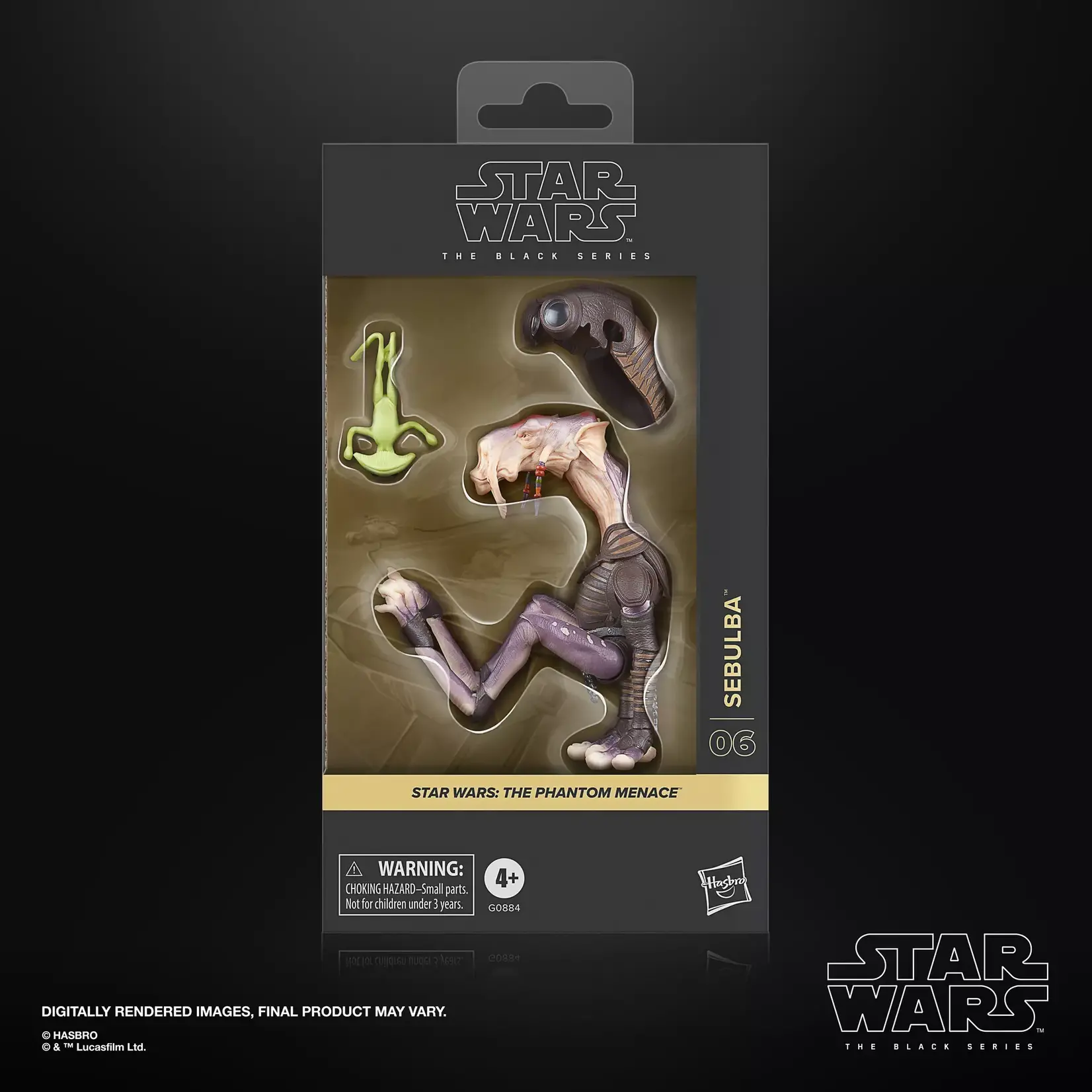 Hasbro Hasbro Star Wars Episode I Black Series Action Figure Sebulba 15 cm