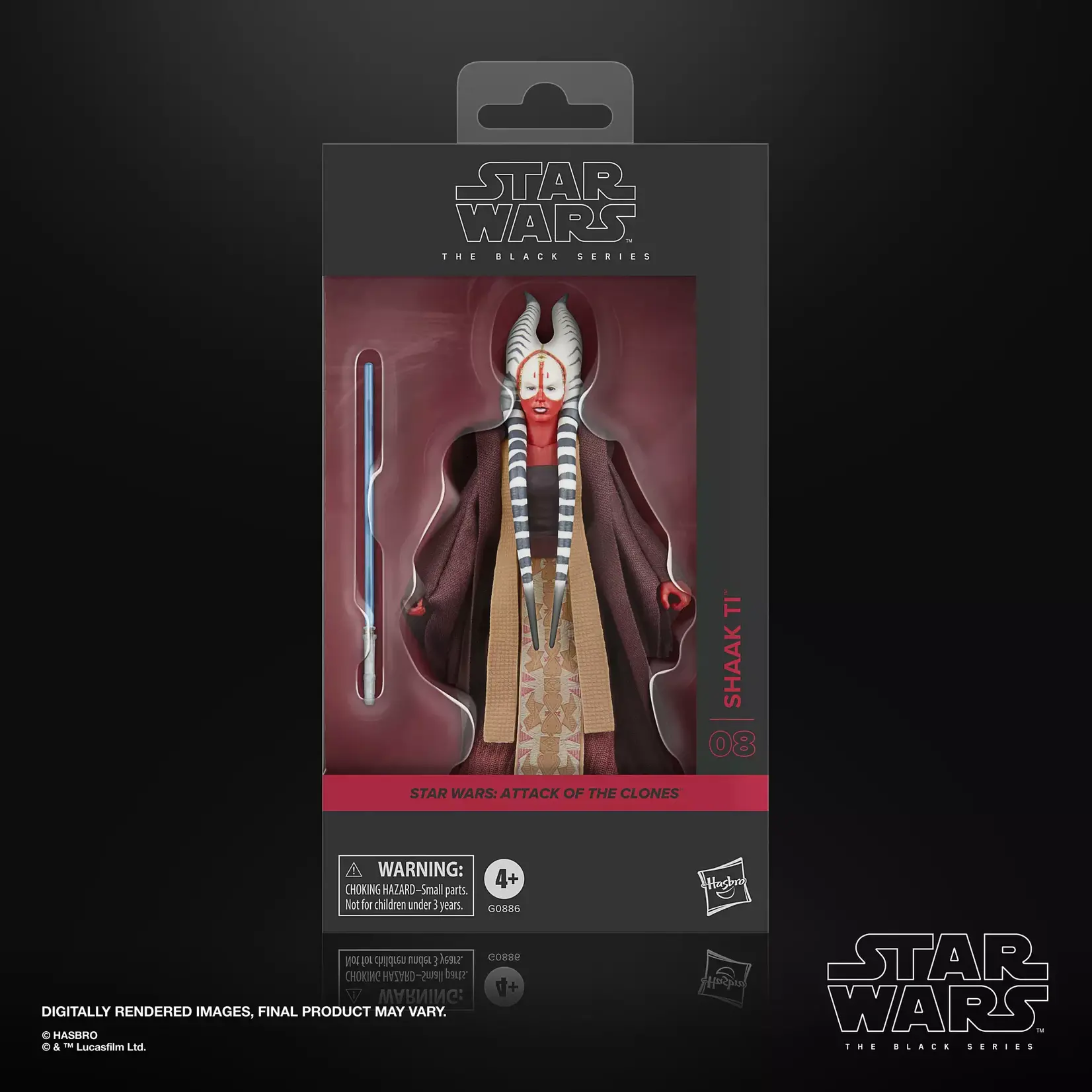 Hasbro Hasbro Star Wars Episode II Black Series Action Figure Shaak Ti 15 cm