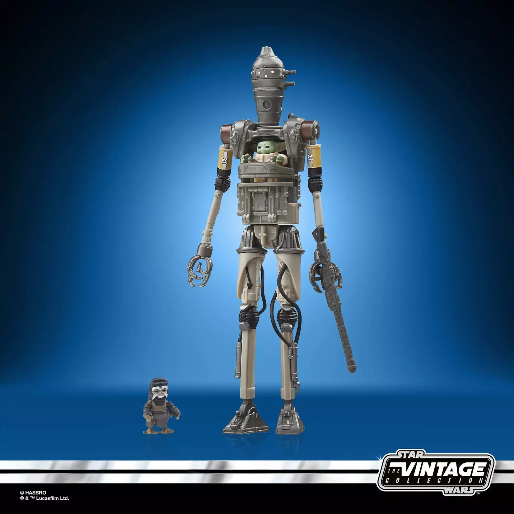 Hasbro Hasbro Star Wars The Mandalorian Vintage Collection Action Figure 3-Pack IG-12, Grogu & Anzellan