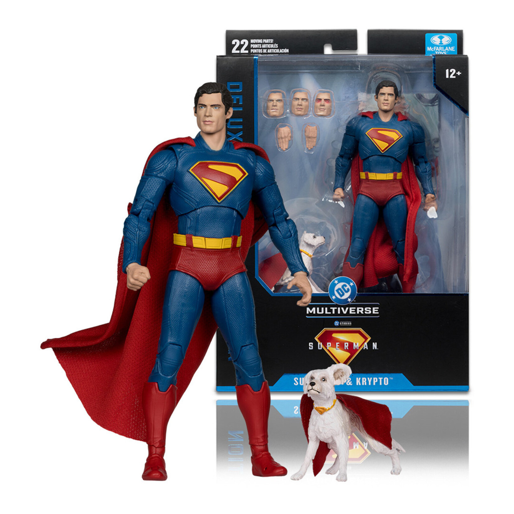 McFarlane Toys McFarlane Toys DC Comics Superman (2025) Deluxe Action Figure Superman with Krypto the Super Dog 18 cm