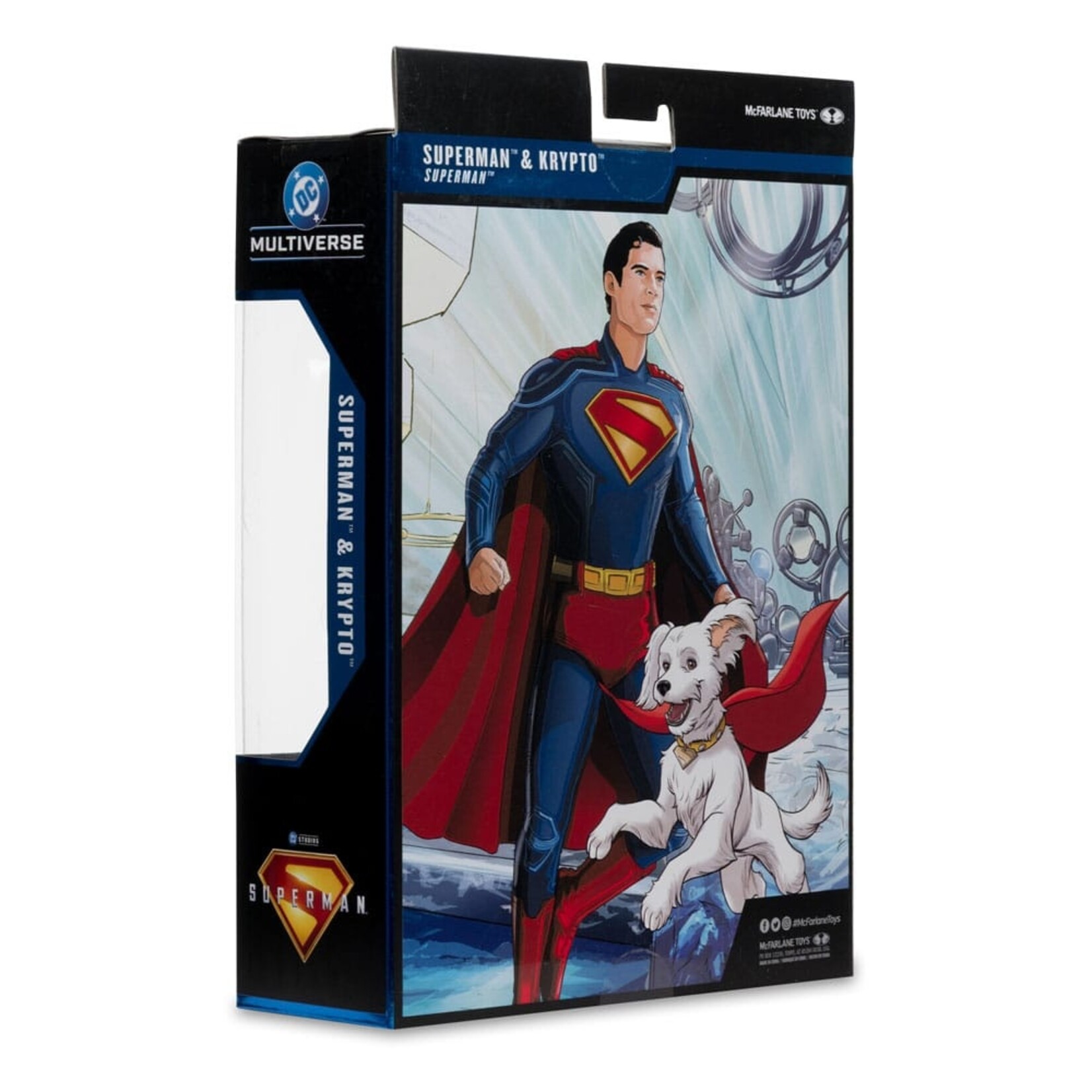 McFarlane Toys McFarlane Toys DC Comics Superman (2025) Deluxe Action Figure Superman with Krypto the Super Dog 18 cm