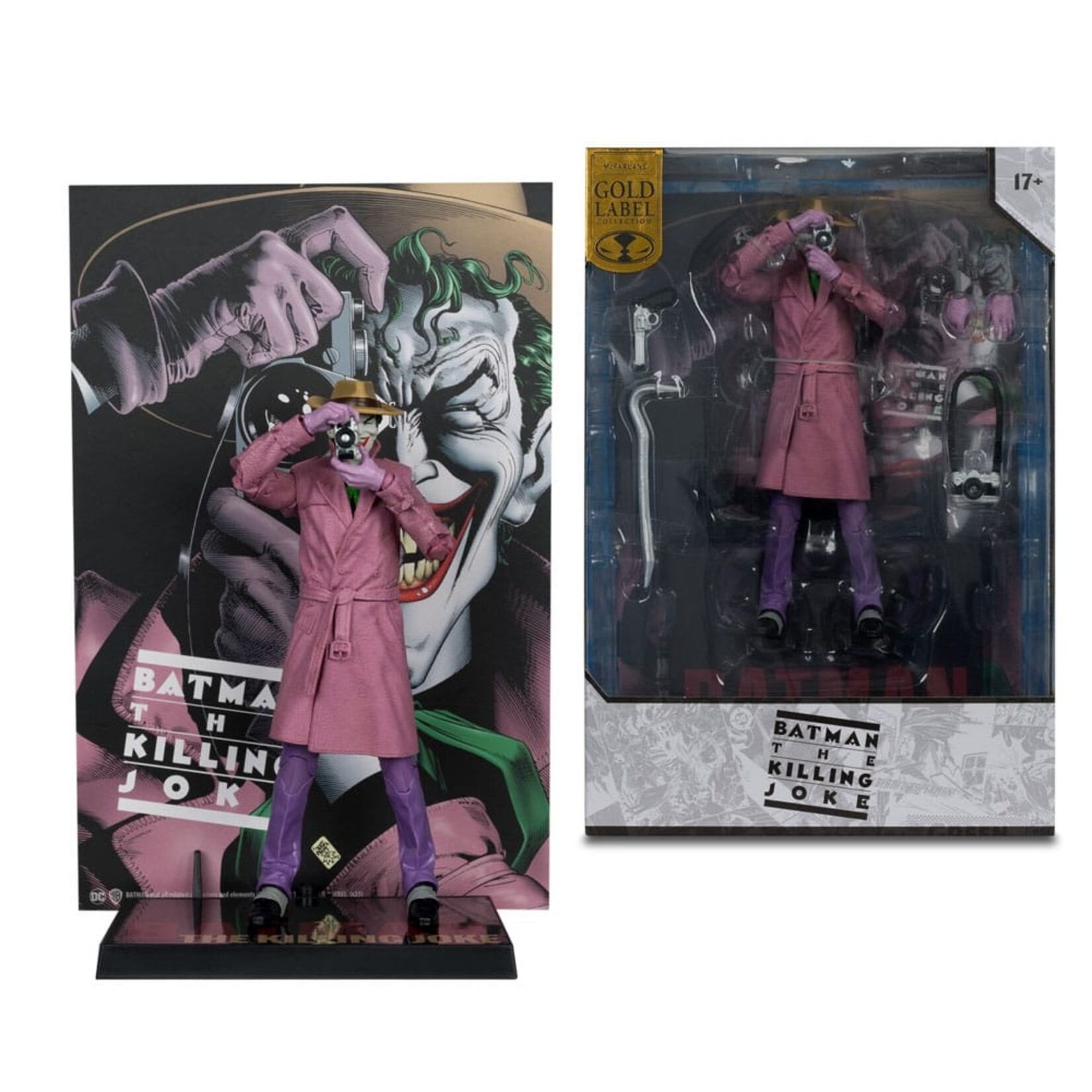 McFarlane Toys McFarlane Toys DC Comics Cover Recreations Action Figure The Joker (Batman: The Killing Joke) (Gold Label) 18 cm