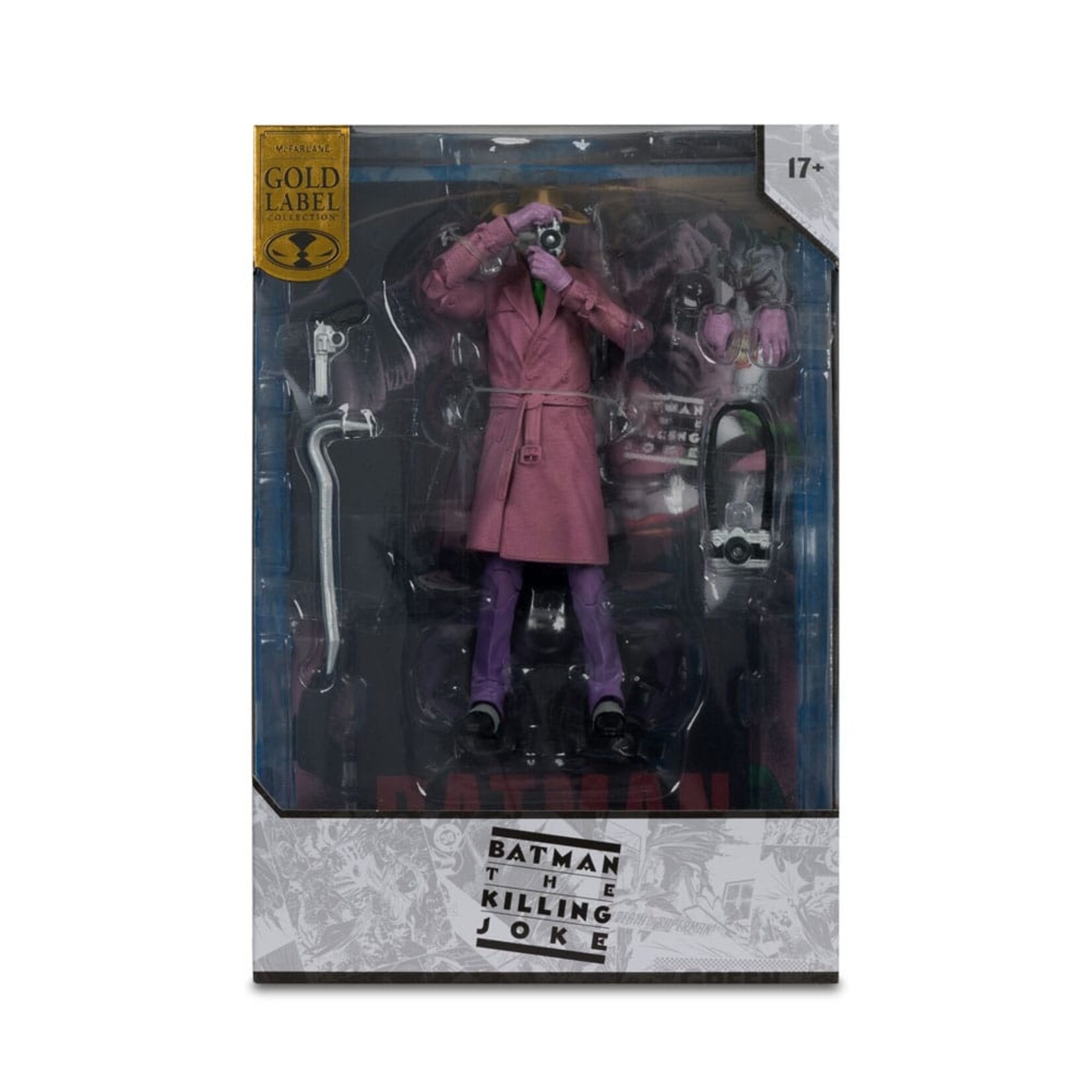 McFarlane Toys McFarlane Toys DC Comics Cover Recreations Action Figure The Joker (Batman: The Killing Joke) (Gold Label) 18 cm