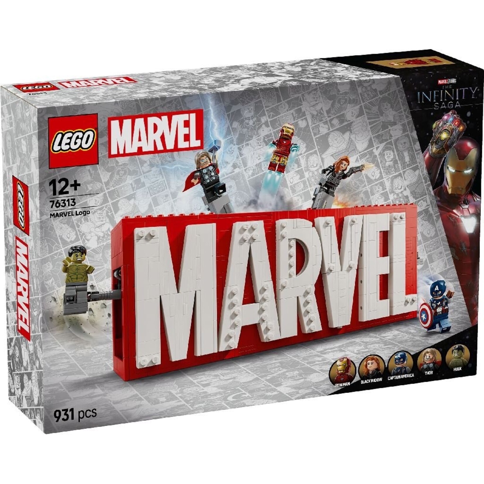 LEGO LEGO Marvel Logo & Minifigures (76313)