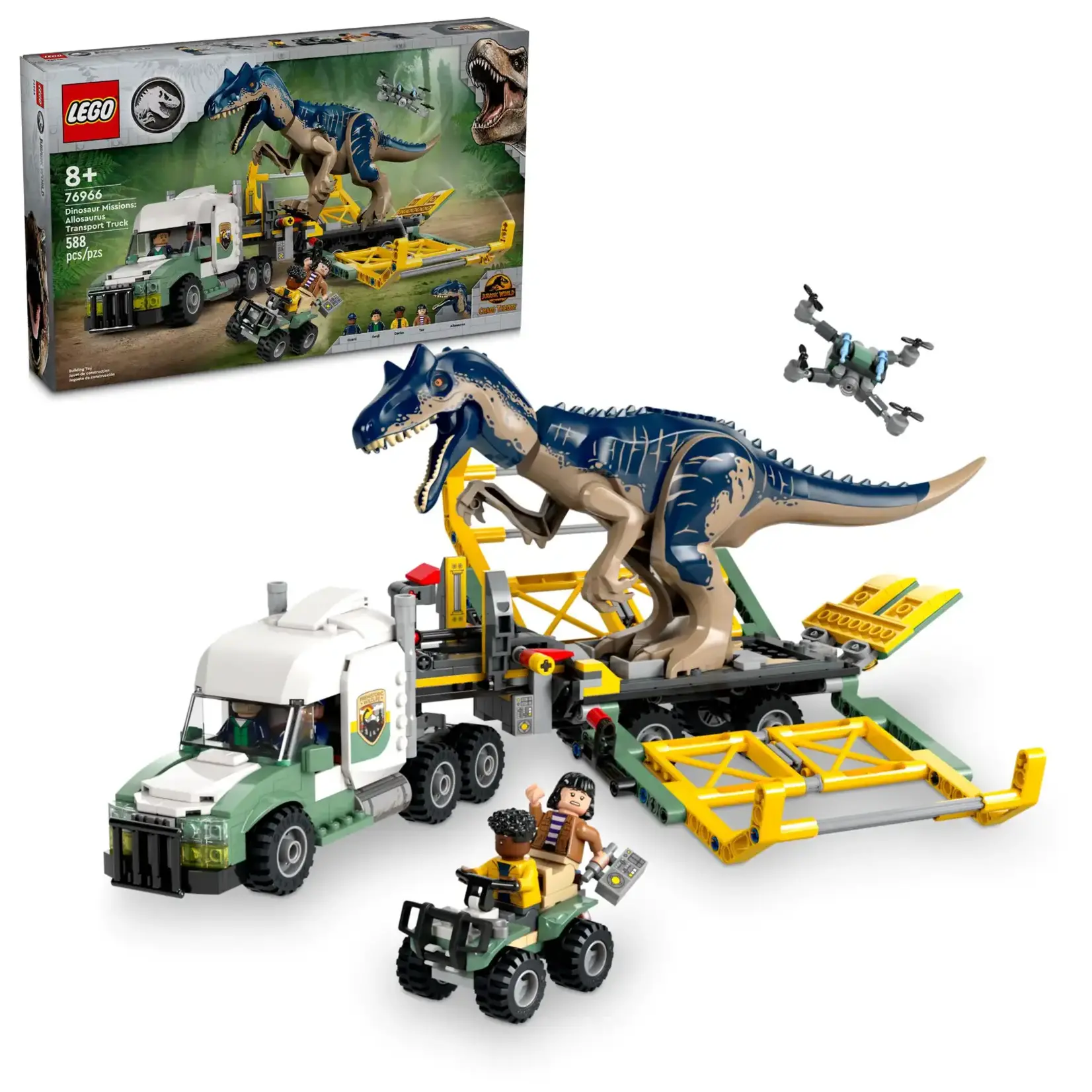 LEGO LEGO Jurassic World Dinosaur Missions: Allosaurus Transport Truck (76966)