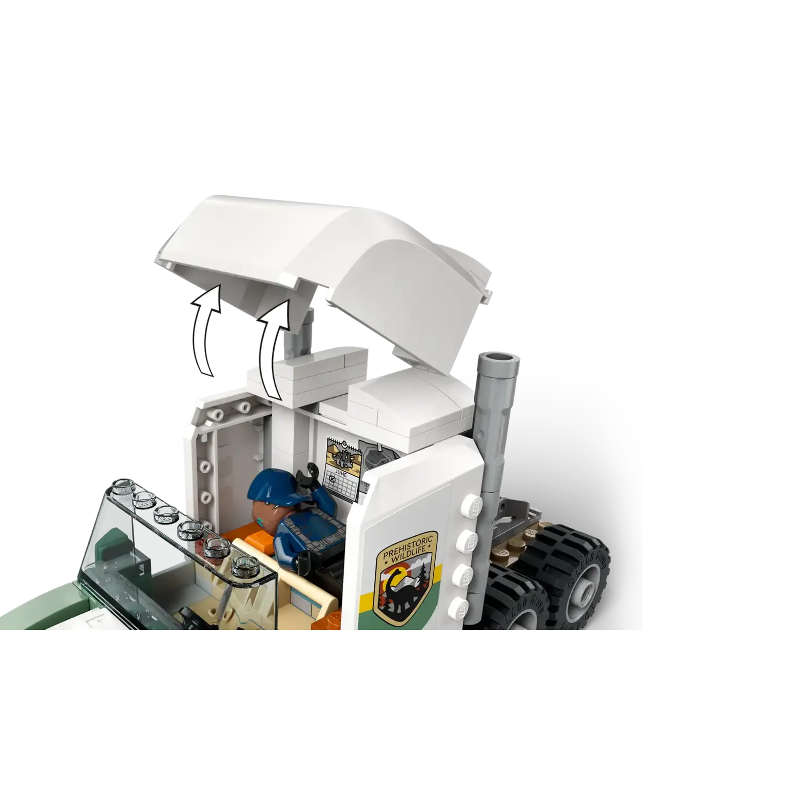 LEGO LEGO Jurassic World Dinosaur Missions: Allosaurus Transport Truck (76966)