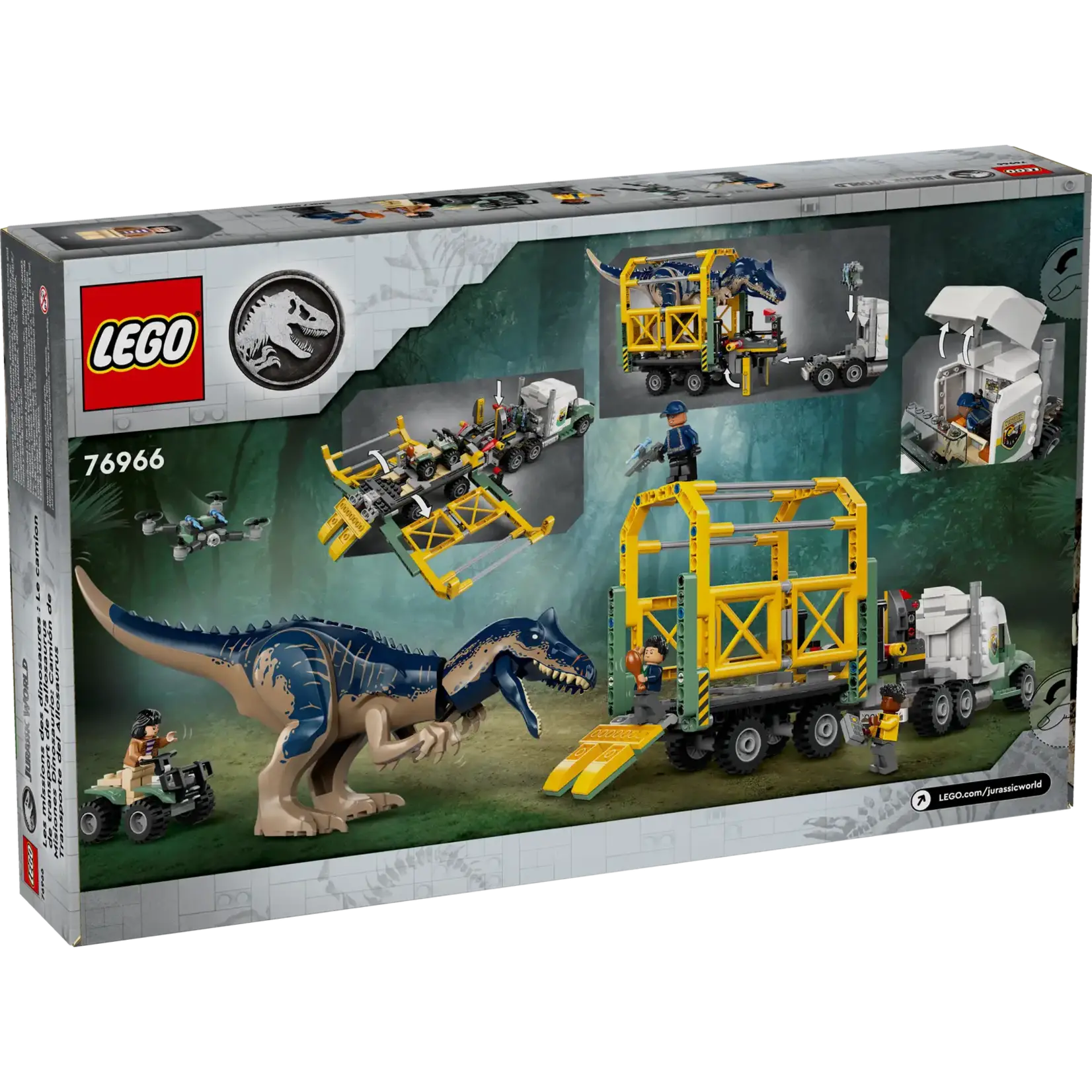 LEGO LEGO Jurassic World Dinosaur Missions: Allosaurus Transport Truck (76966)