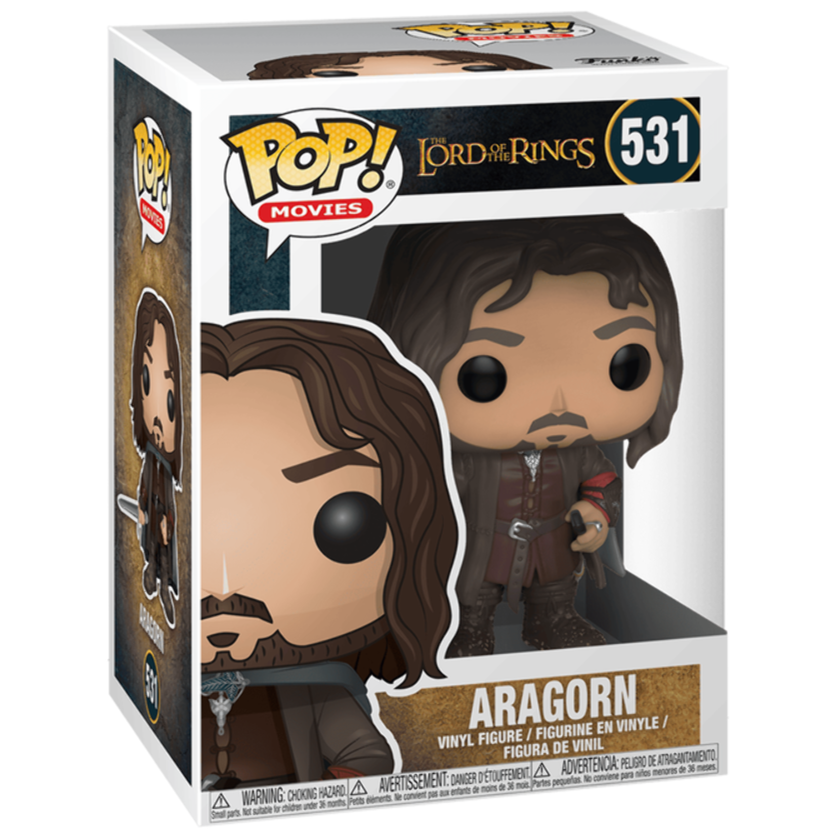 Funko Funko Lord of the Rings POP! Movies Vinyl Figure Aragorn 9 cm