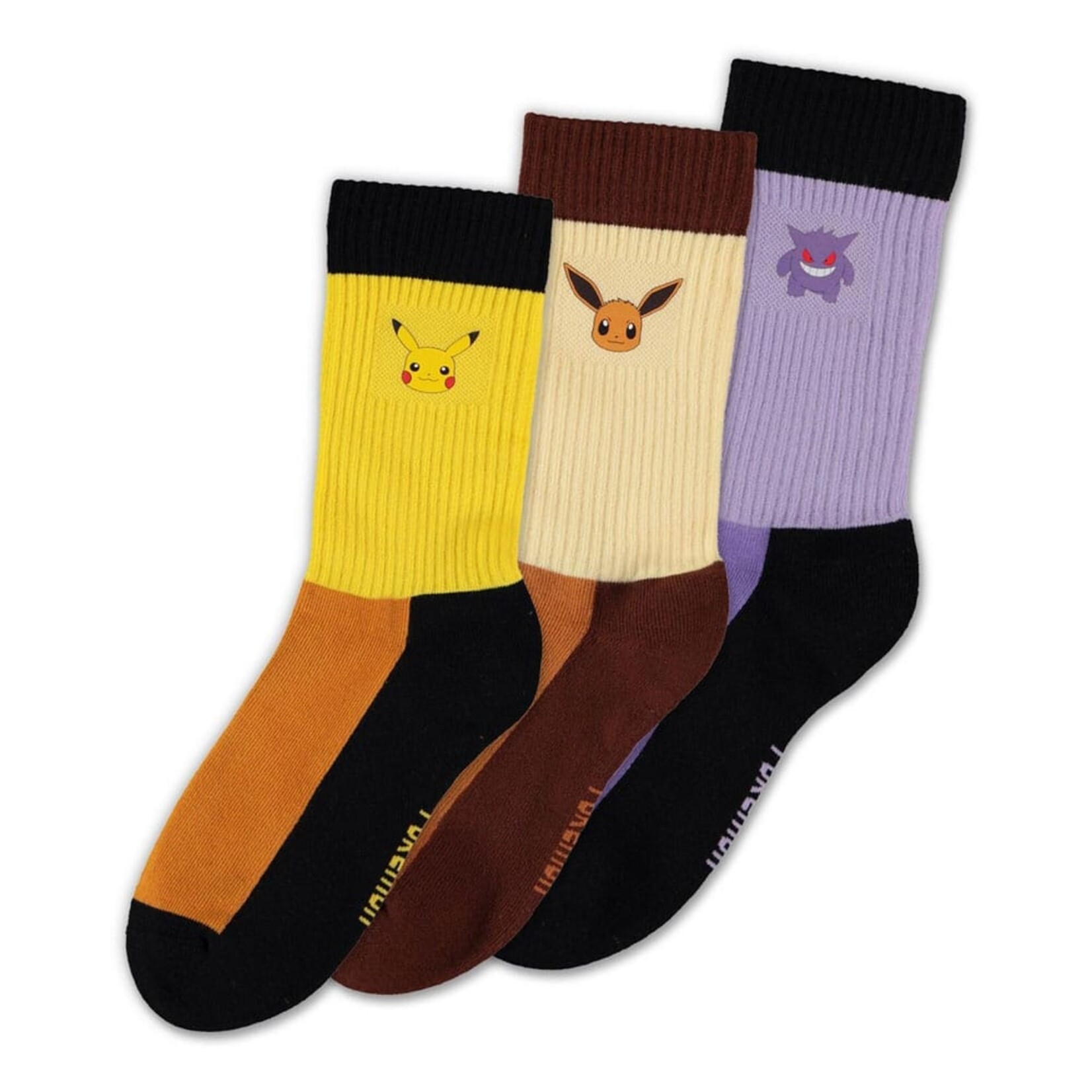 Difuzed Difuzed Pokémon Socks 3-Pack