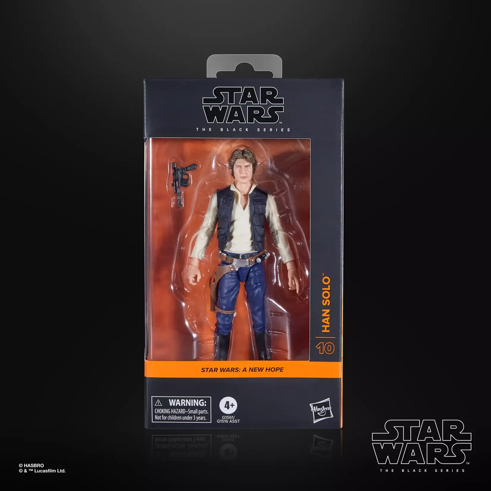 Hasbro Hasbro Star Wars A New Hope Black Series Action Figure Han Solo 15 cm