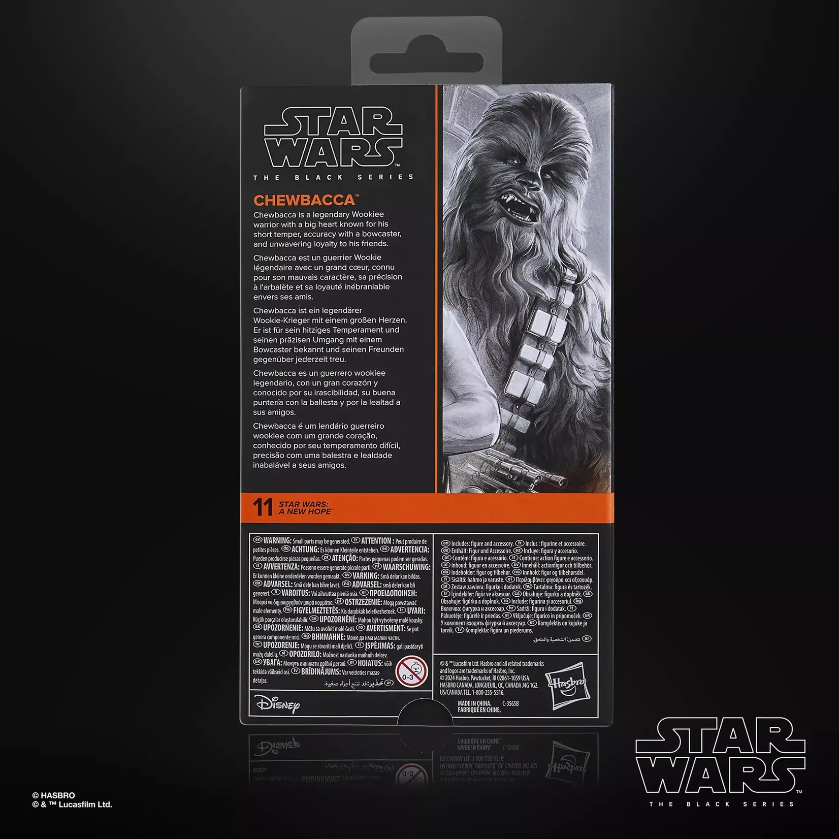 Hasbro Hasbro Star Wars A New Hope Black Series Action Figure Chewbacca 15 cm