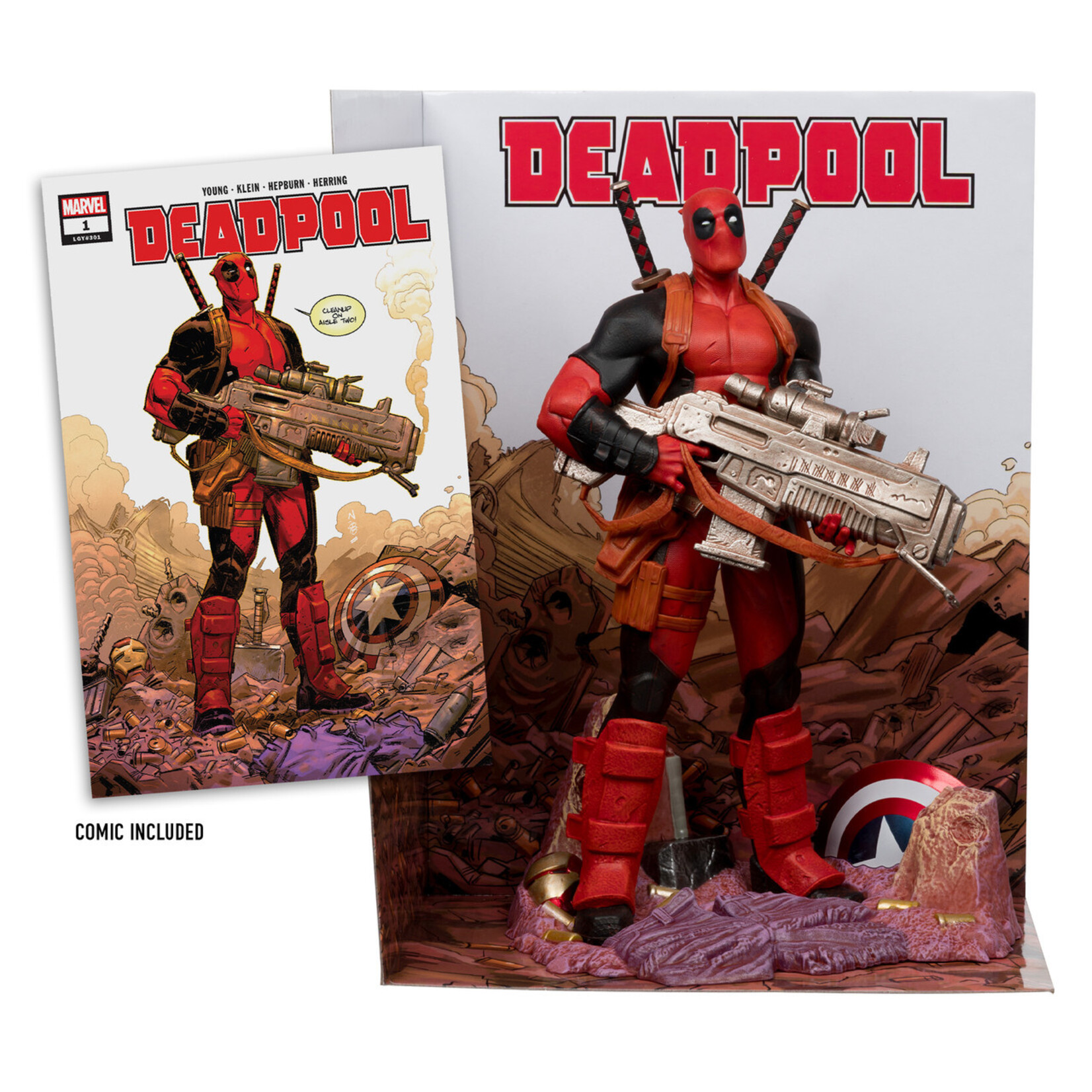 McFarlane Toys McFarlane Toys Marvel Comic & Statue Deadpool (Deadpool #1) 27 cm