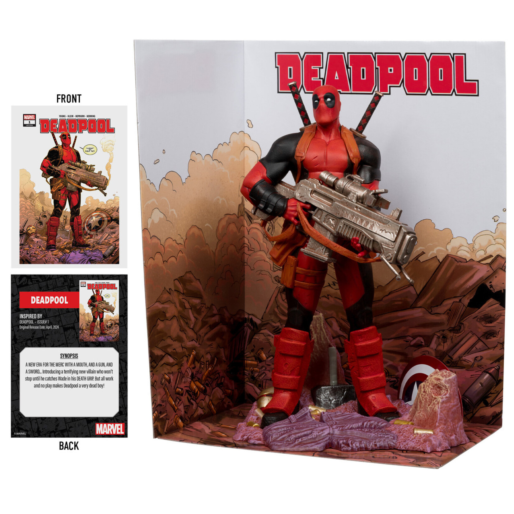McFarlane Toys McFarlane Toys Marvel Comic & Statue Deadpool (Deadpool #1) 27 cm