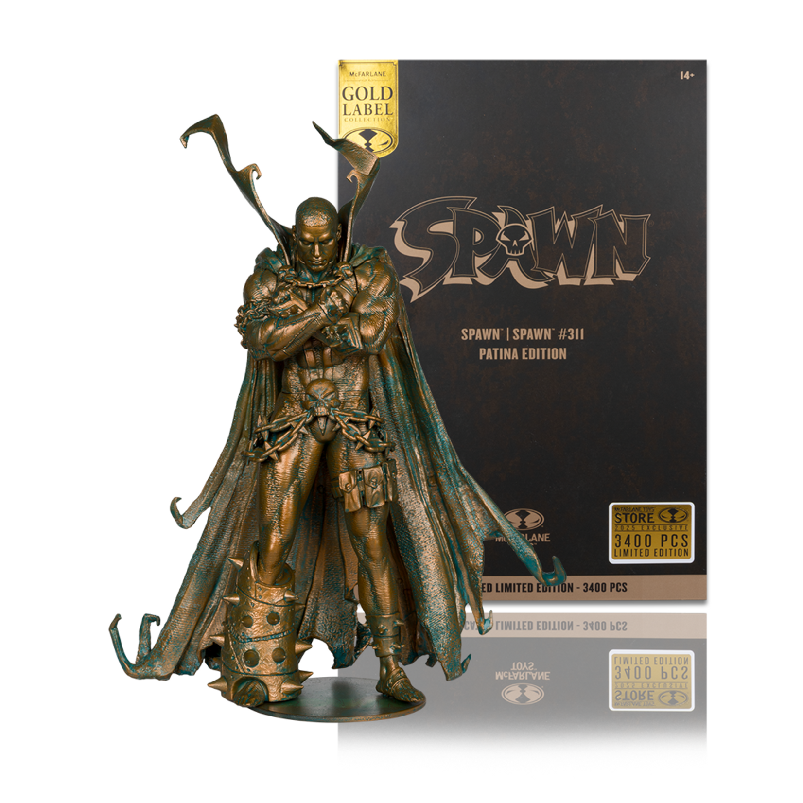 McFarlane Toys McFarlane Toys DC Comics Action Figure Spawn #311 (Patina Edition) (Gold Label) 19 cm