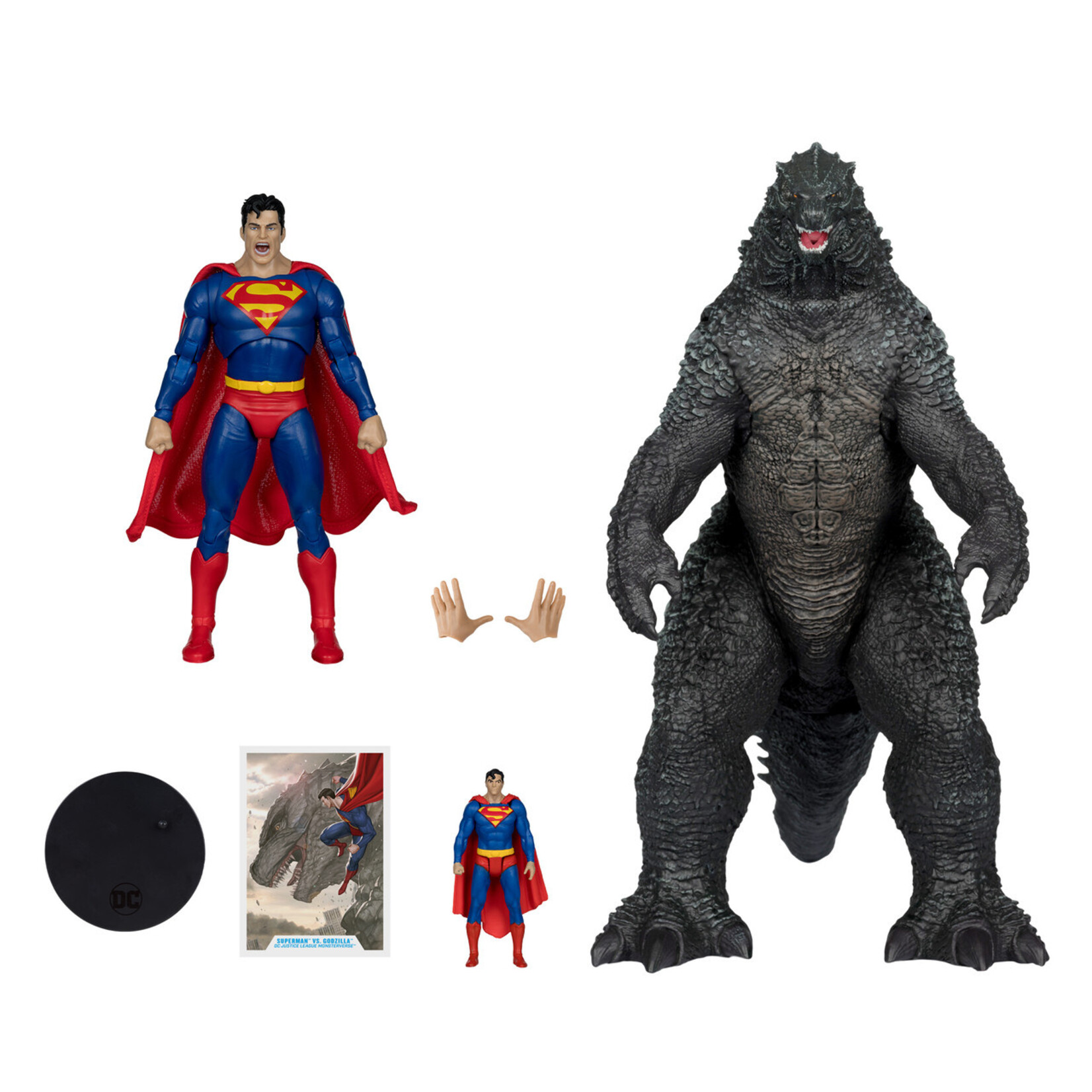 McFarlane Toys McFarlane Toys DC Comics Justice League Monsterverse Action Figure Superman Vs. Godzilla 30 cm