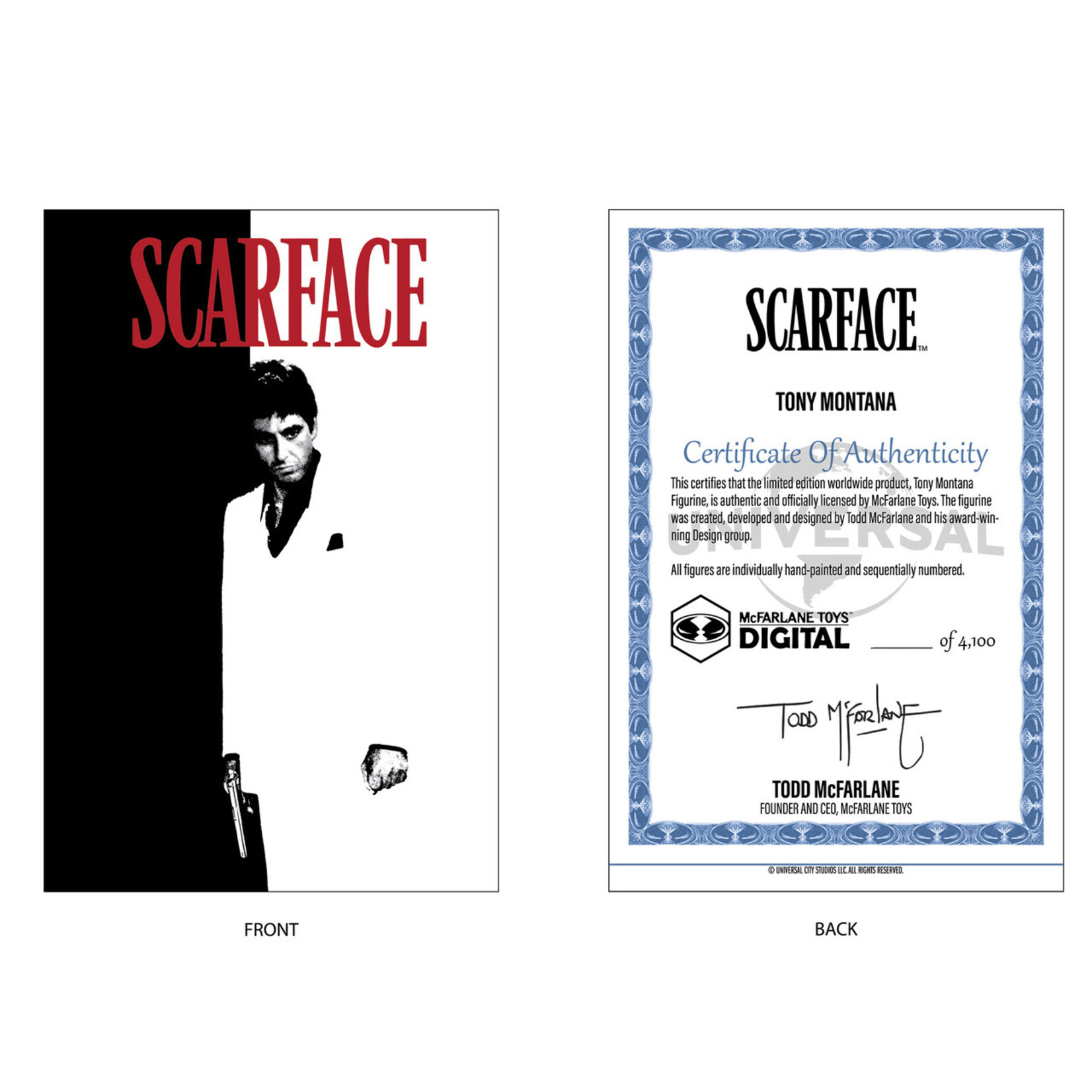 McFarlane Toys McFarlane Toys Scarface Movie Maniacs PVC Statue Tony Montana 17 cm