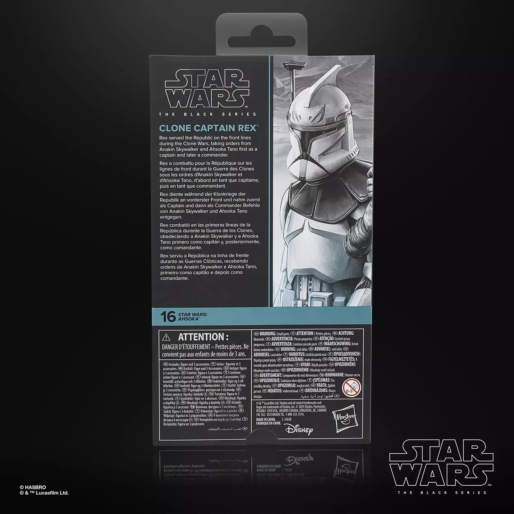 Hasbro Hasbro Star Wars Ahsoka Black Series Action Figure Clone Captain Rex 15 cm