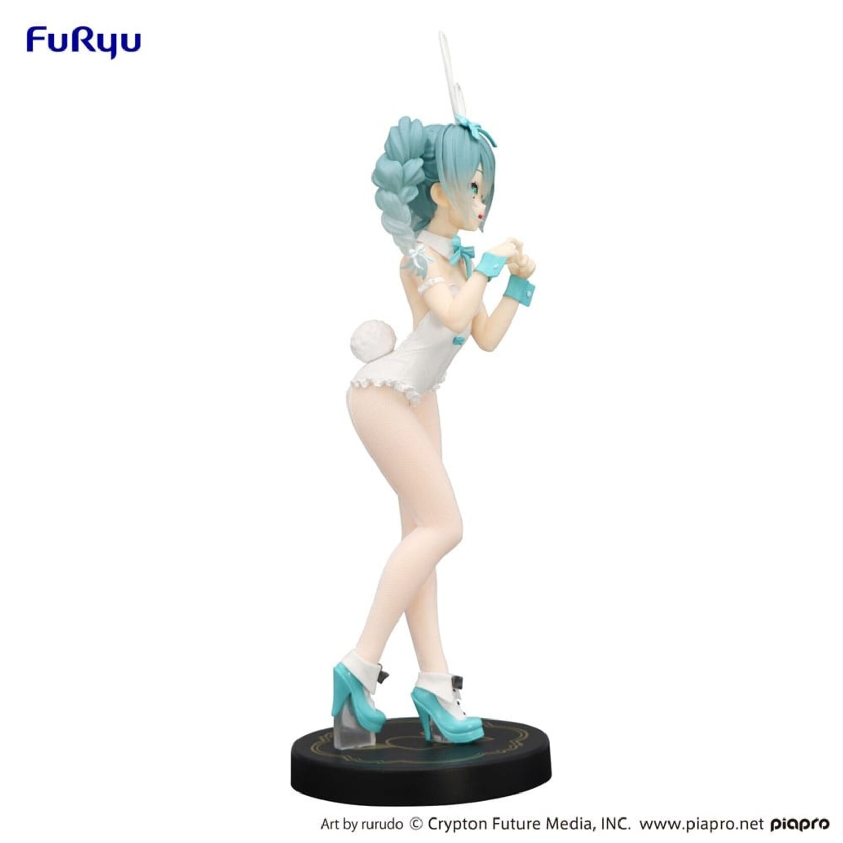 Furyu Furyu Hatsune Miku BiCute Bunnies Statue Rurudo White Color 27 cm