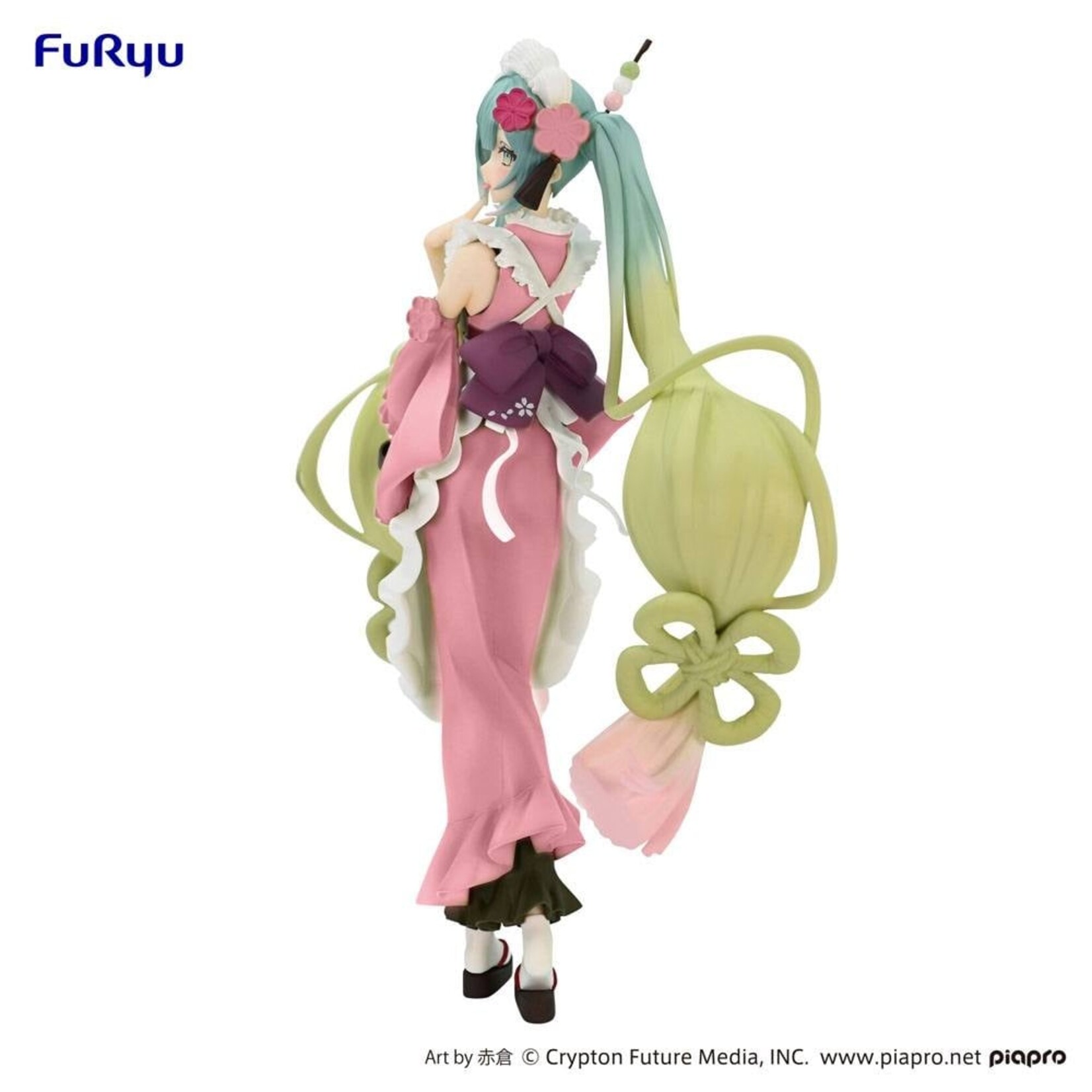 Furyu Furyu Hatsune Miku Statue Matcha Green Tea Parfait 20 cm