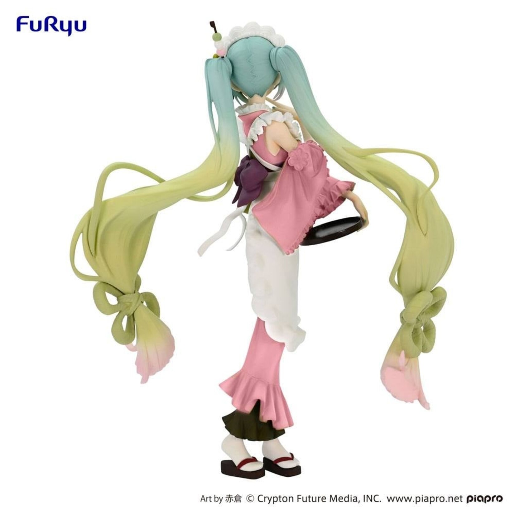 Furyu Furyu Hatsune Miku Statue Matcha Green Tea Parfait 20 cm