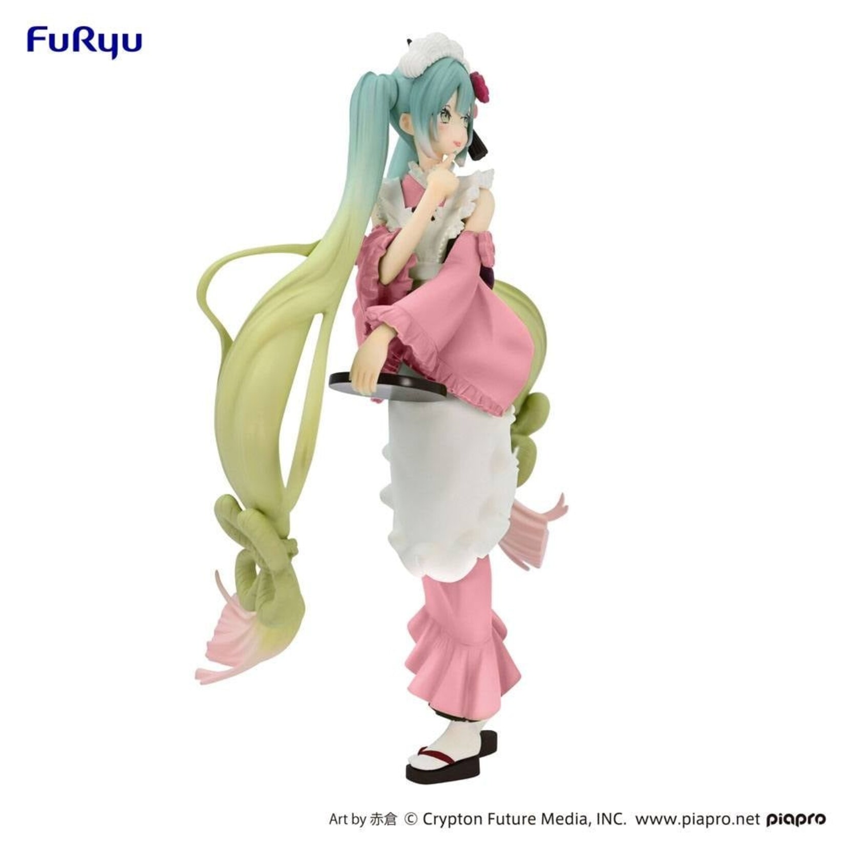 Furyu Furyu Hatsune Miku Statue Matcha Green Tea Parfait 20 cm