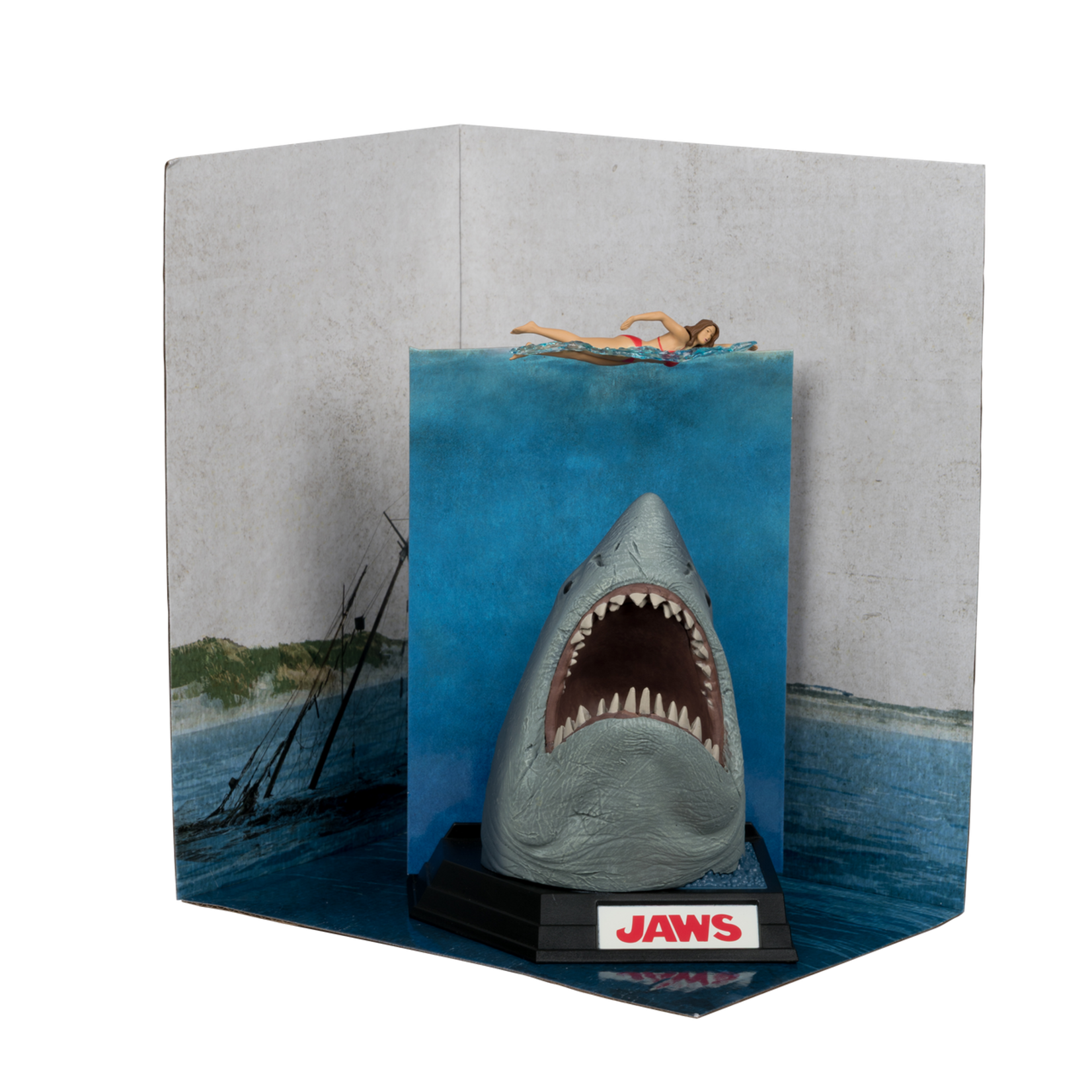 McFarlane Toys McFarlane Toys Jaws Movie Maniacs PVC Statue 50th Anniversary 16 cm
